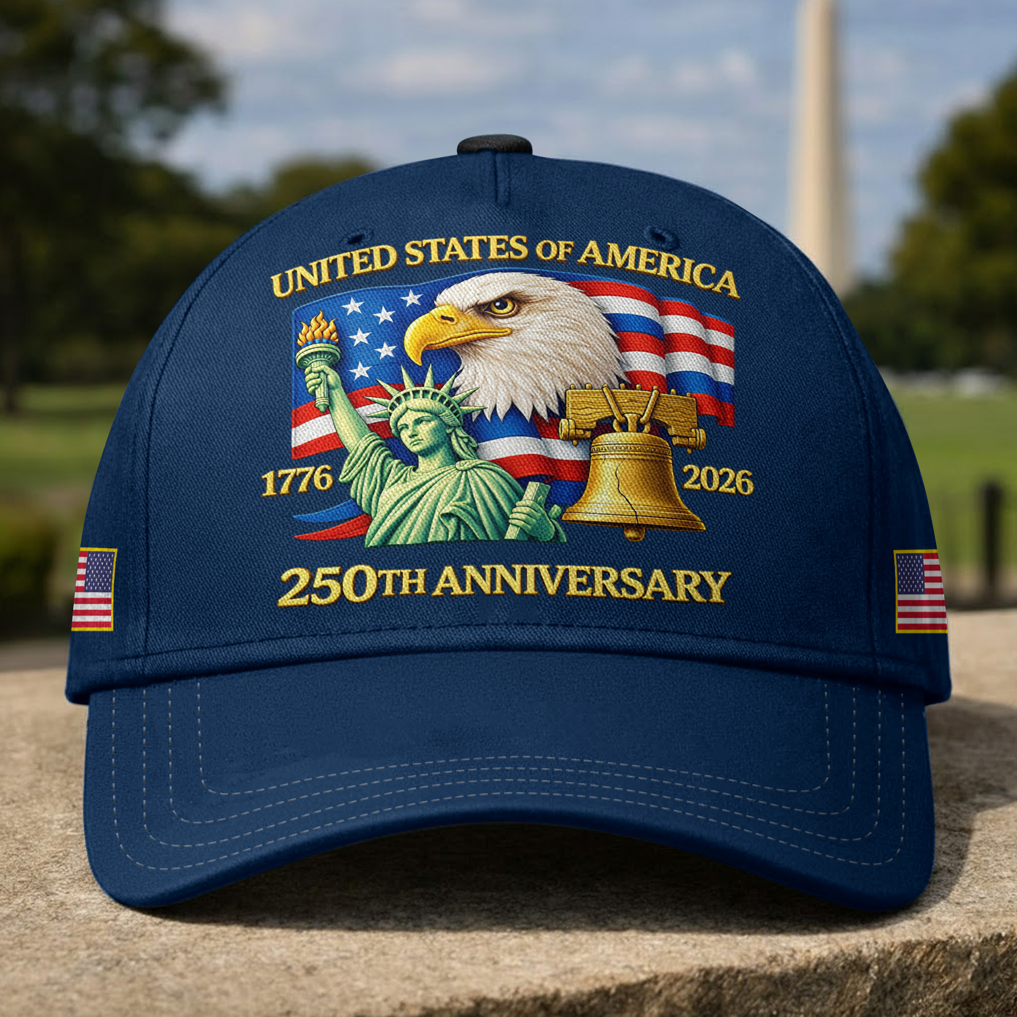 Premium America 250th Anniversary Hat VPVC020135, America 250th Cap, America 250th Birthday, Best Gifts On Independence Day, Veterans Day