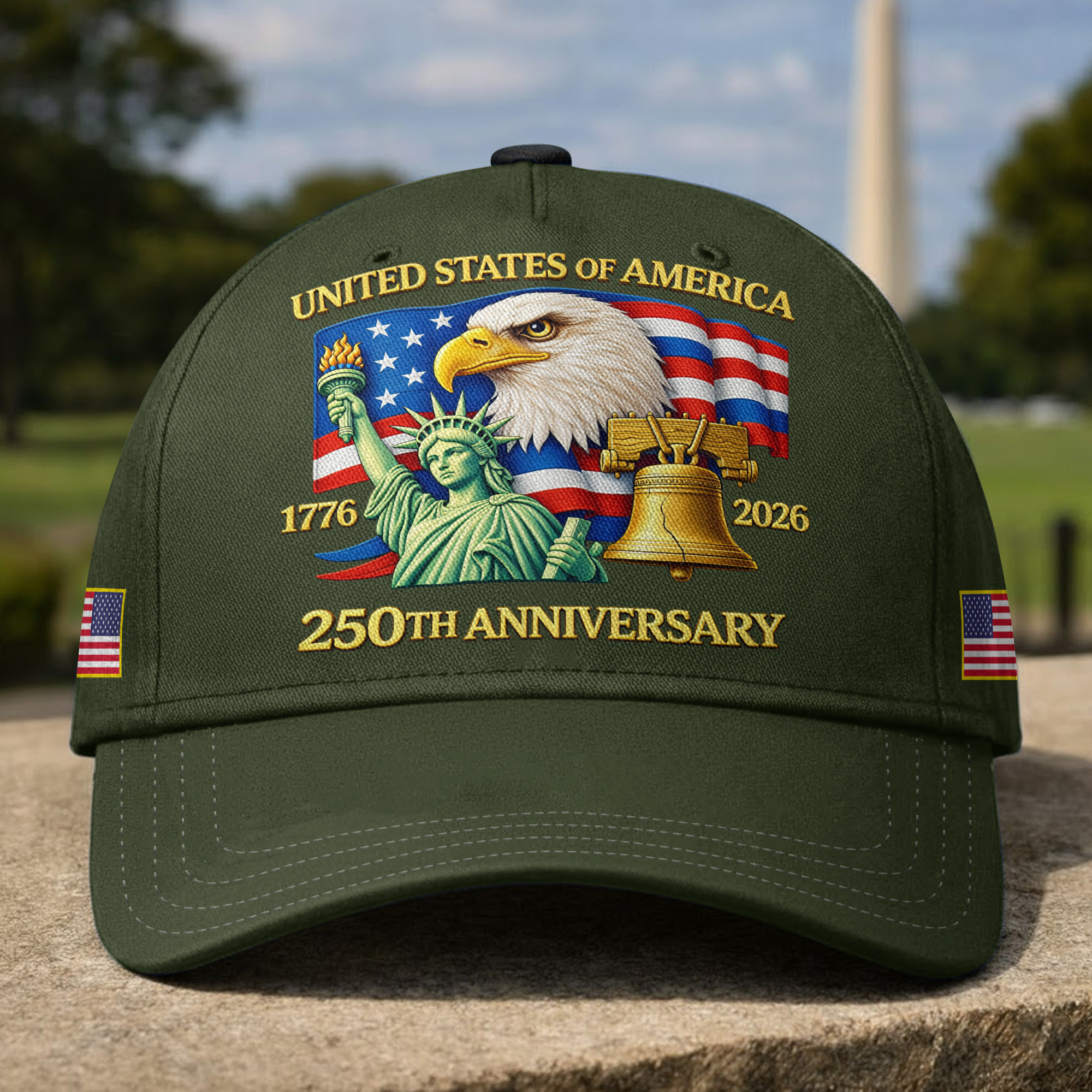 Premium America 250th Anniversary Hat VPVC020137, America 250th Cap, America 250th Birthday, Best Gifts On Independence Day, Veterans Day