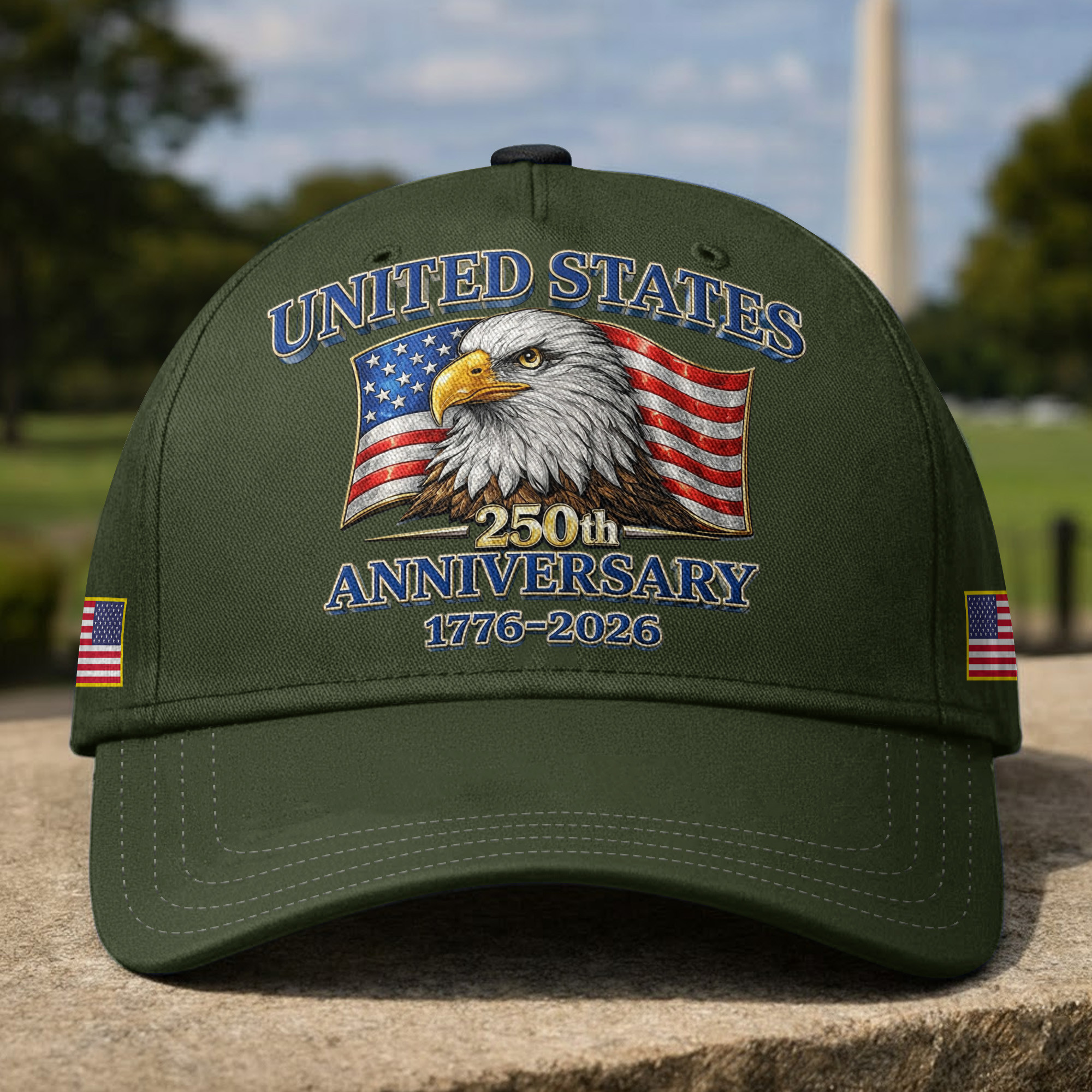 Premium America 250th Anniversary Hat VPVC020140, America 250th Cap, America 250th Birthday, Best Gifts On Independence Day, Veterans Day