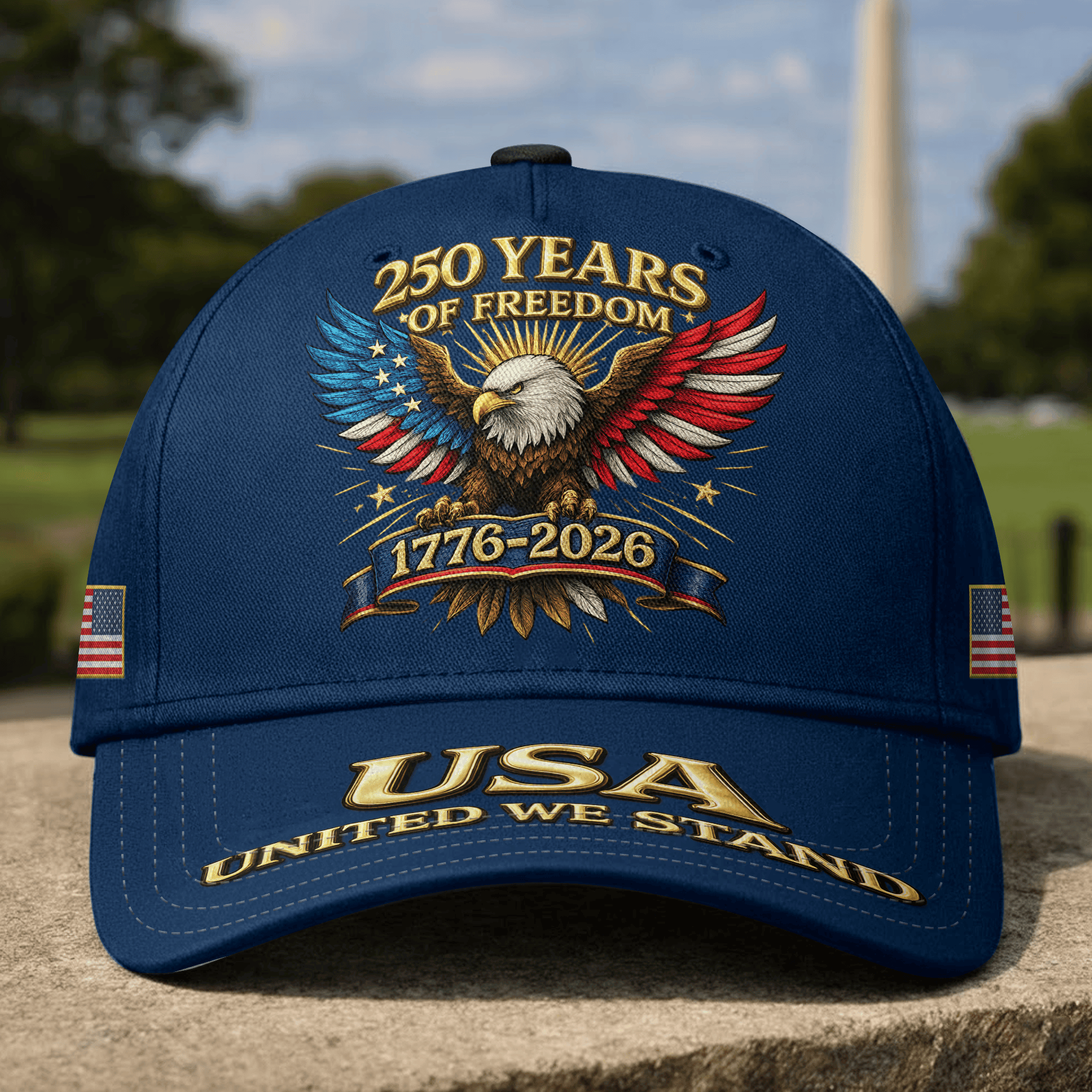 Premium America 250th Anniversary Hat VPVC020150, America 250th Cap, America 250th Birthday, Best Gifts On Independence Day, Veterans Day