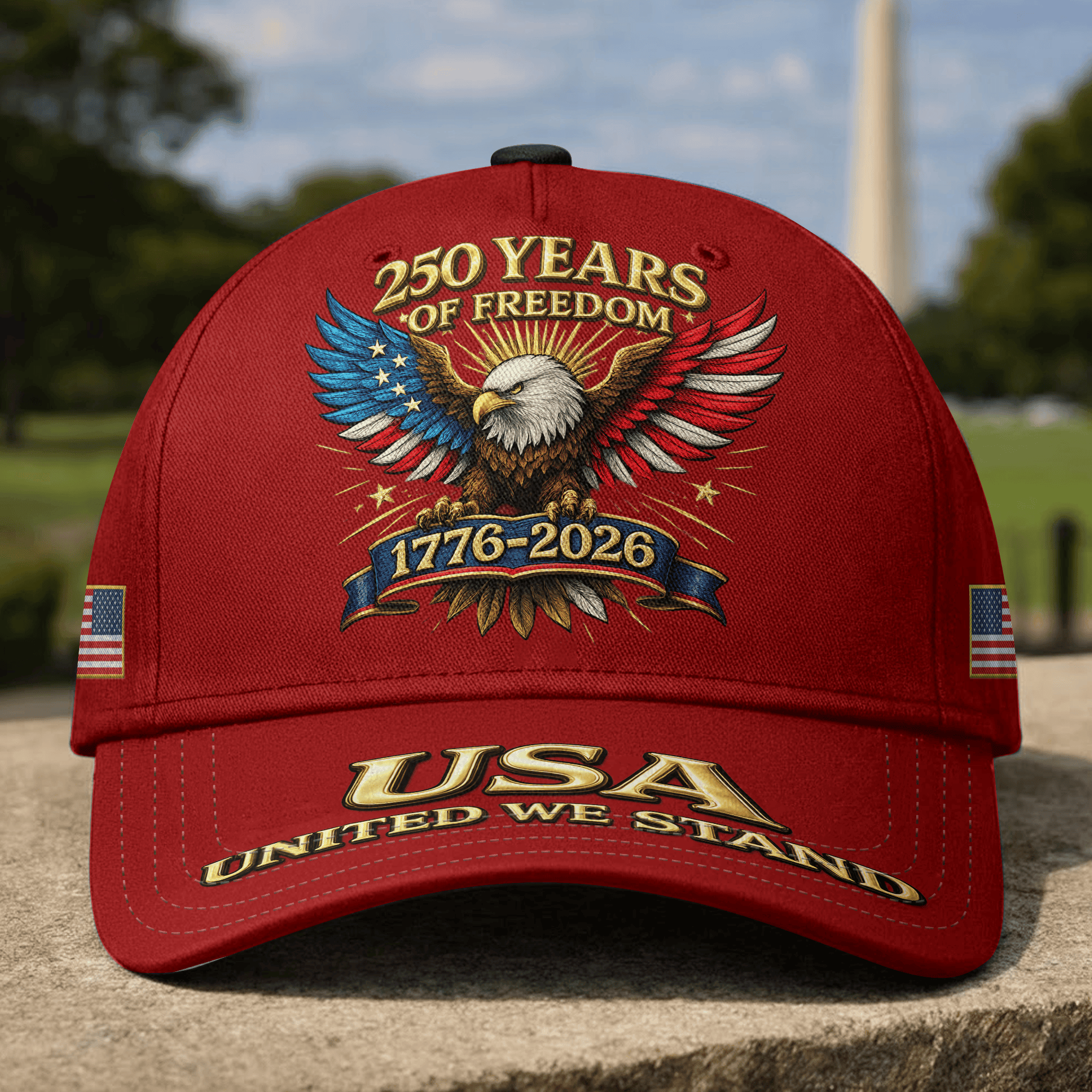 Premium America 250th Anniversary Hat VPVC020151, America 250th Cap, America 250th Birthday, Best Gifts On Independence Day, Veterans Day
