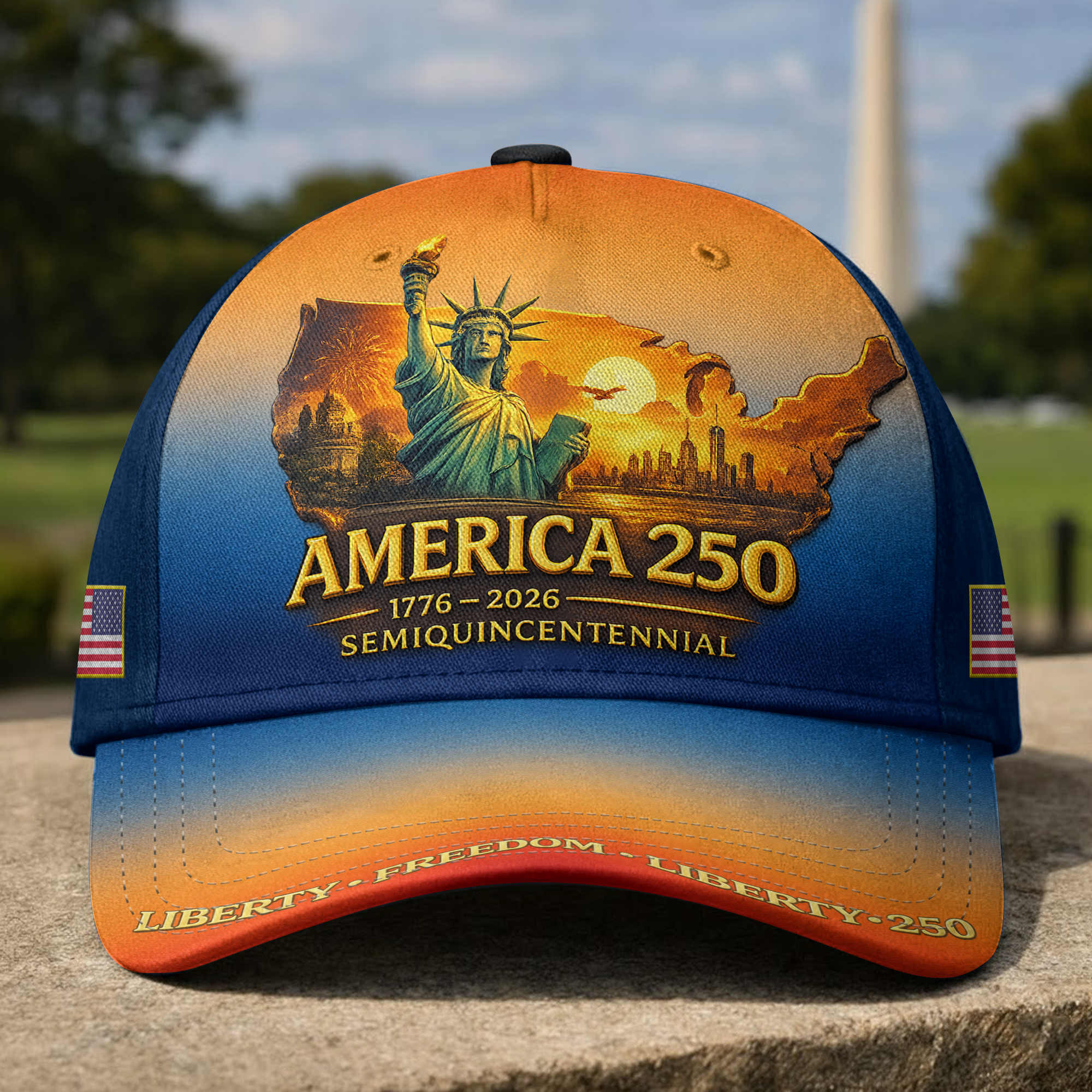 Premium America 250th Anniversary Hat VPVC020156, America 250th Cap, America 250th Birthday, Best Gifts On Independence Day, Veterans Day