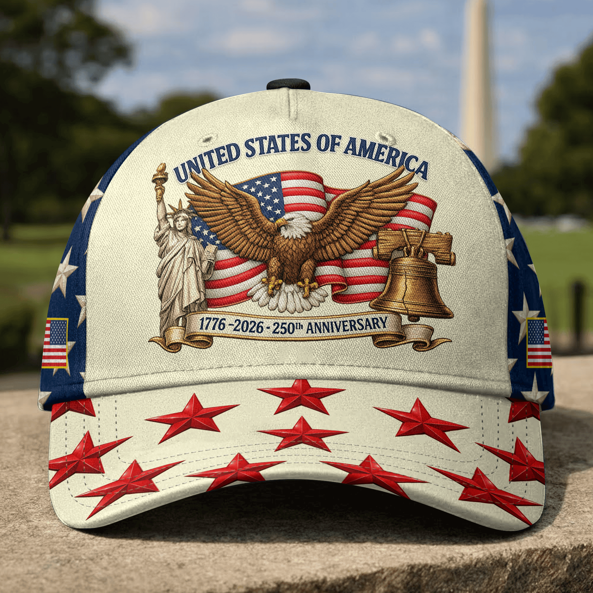 Premium America 250th Anniversary Hat VPVC020164, America 250th Cap, America 250th Birthday, Best Gifts On Independence Day, Veterans Day