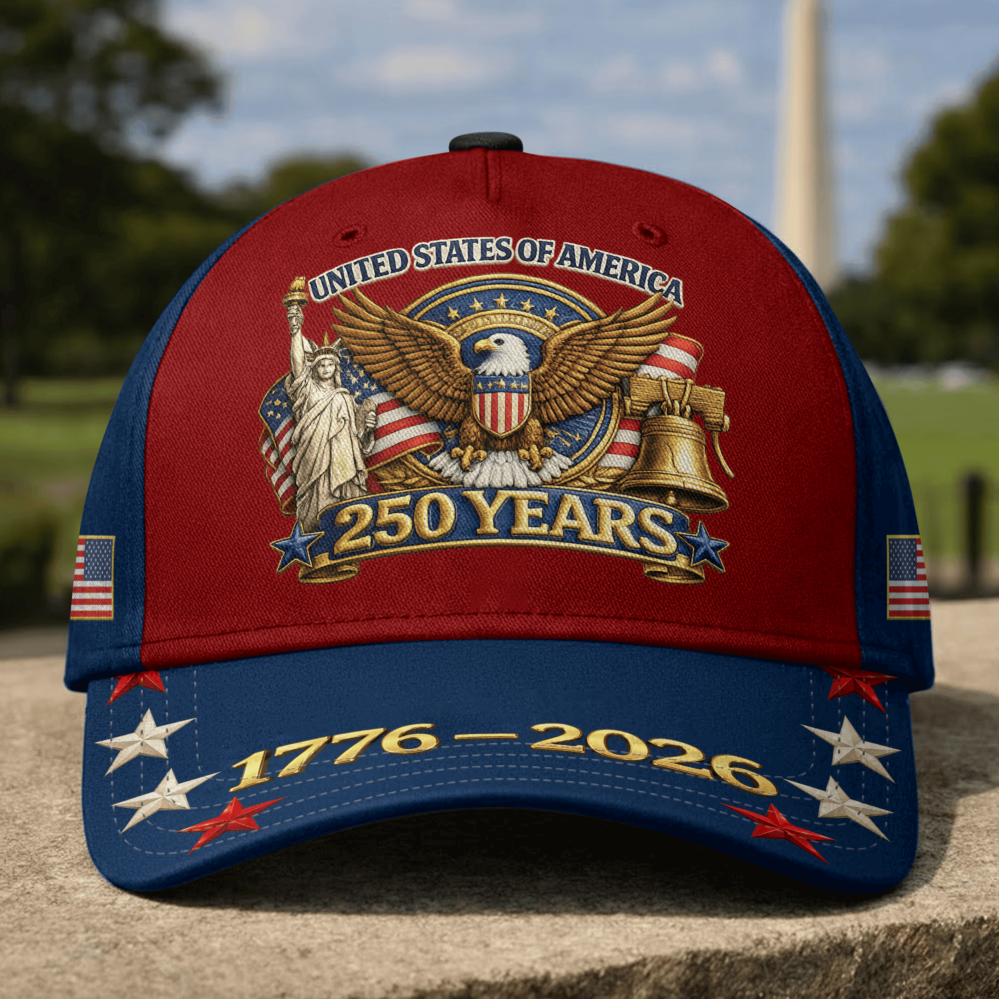 Premium America 250th Anniversary Hat VPVC020165, America 250th Cap, America 250th Birthday, Best Gifts On Independence Day, Veterans Day
