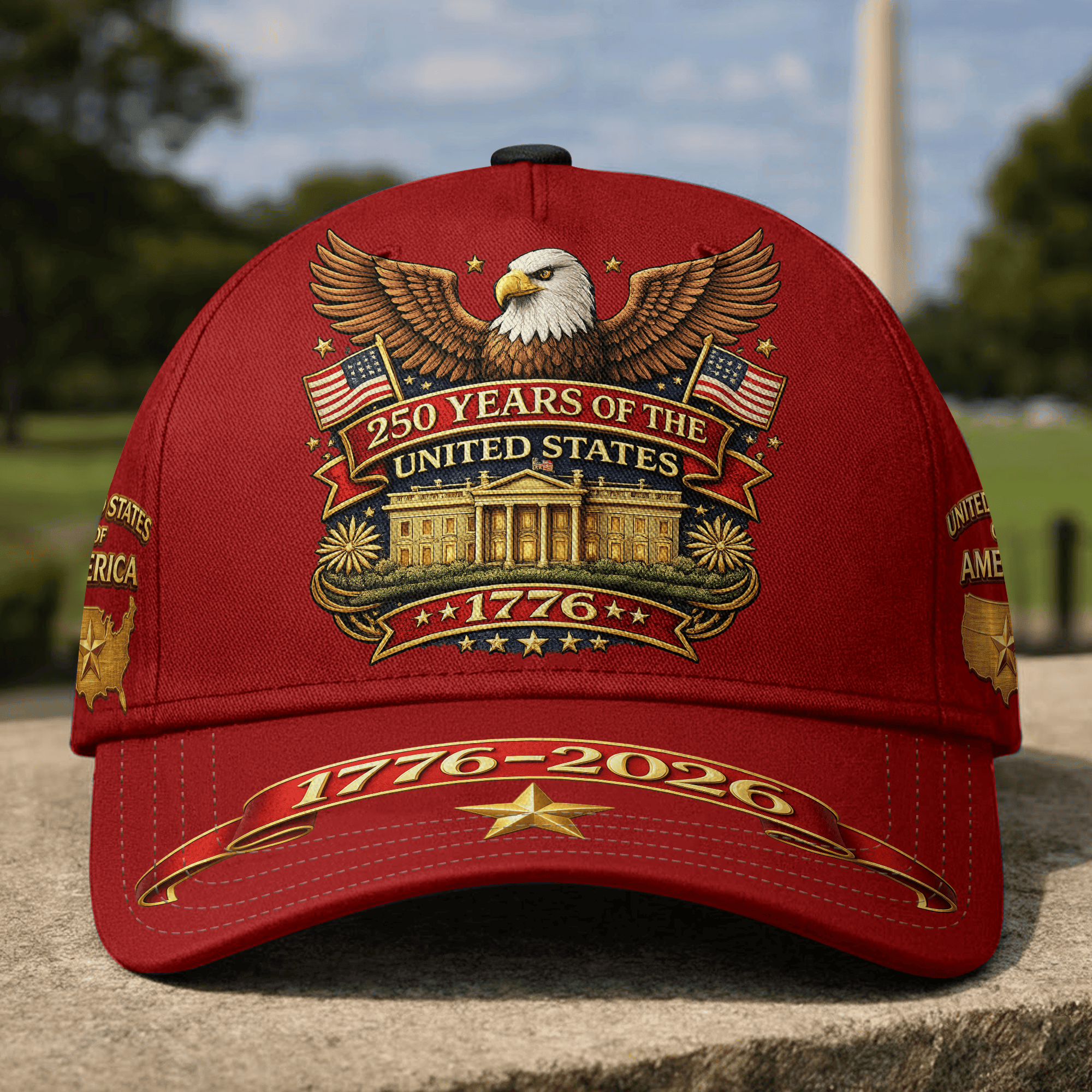 Premium America 250th Anniversary Hat VPVC020180, America 250th Cap, America 250th Birthday, Best Gifts On Independence Day, Veterans Day
