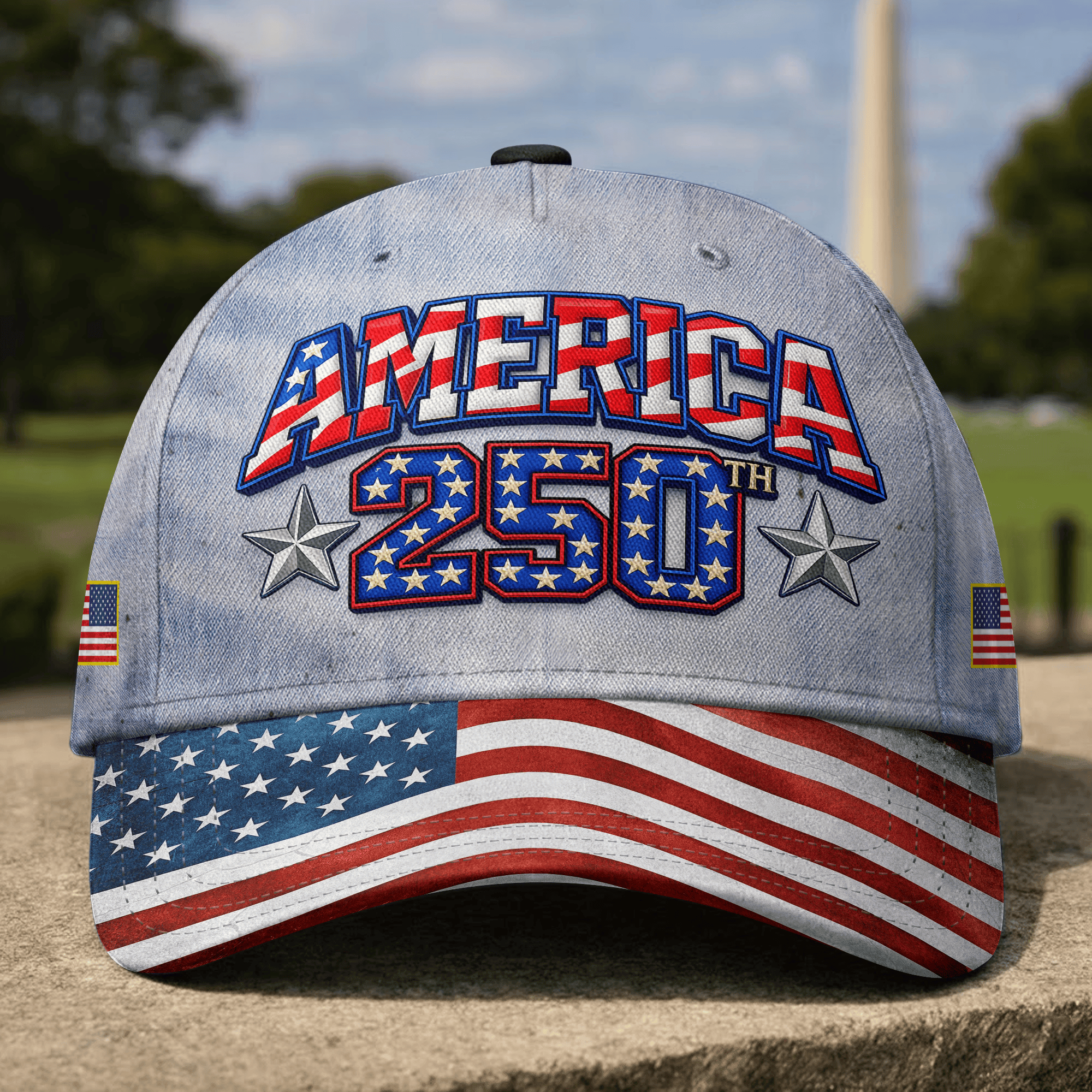 Premium America 250th Anniversary Hat VPVC020185, America 250th Cap, America 250th Birthday, Best Gifts On Independence Day, Veterans Day