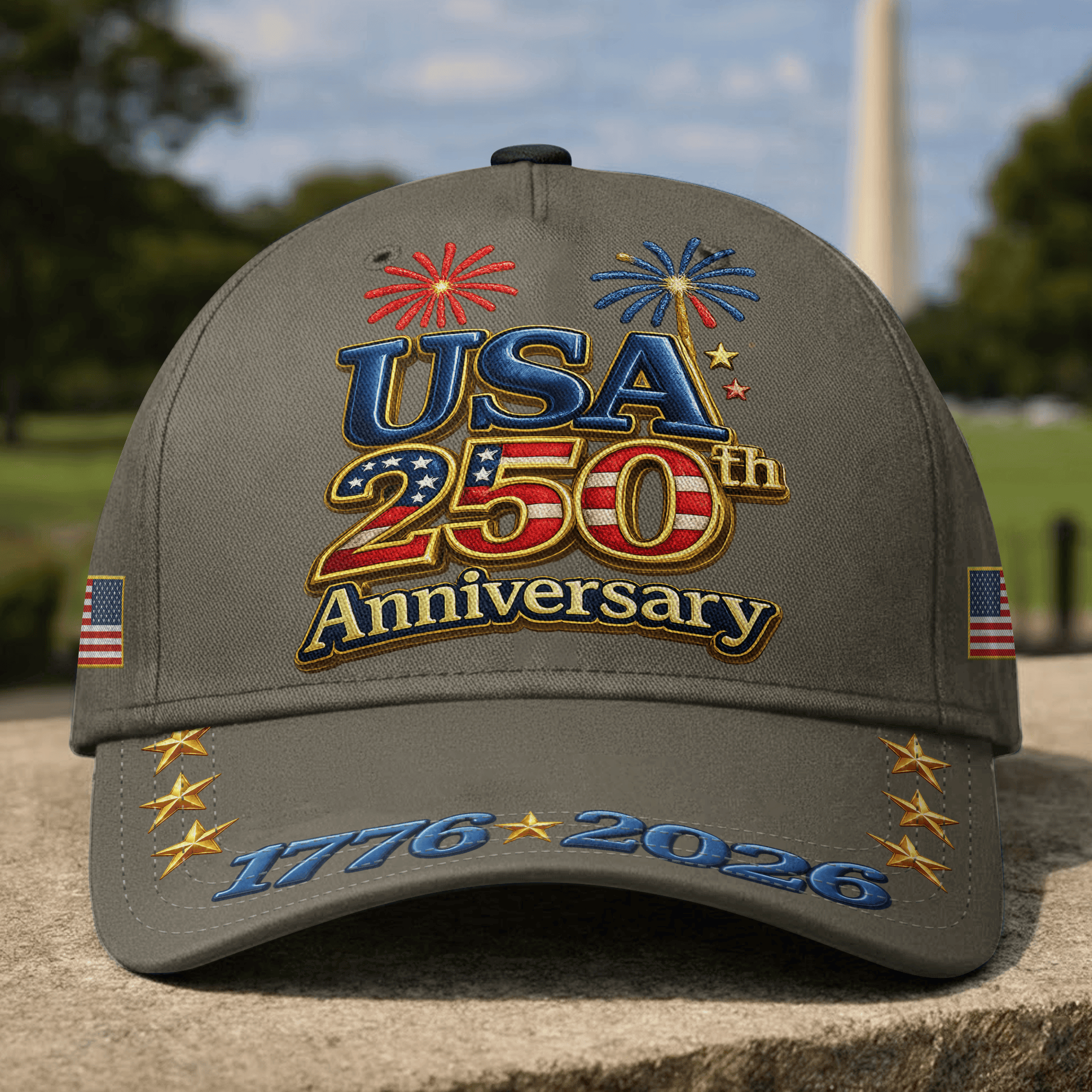 Premium America 250th Anniversary Hat VPVC020189, America 250th Cap, America 250th Birthday, Best Gifts On Independence Day, Veterans Day