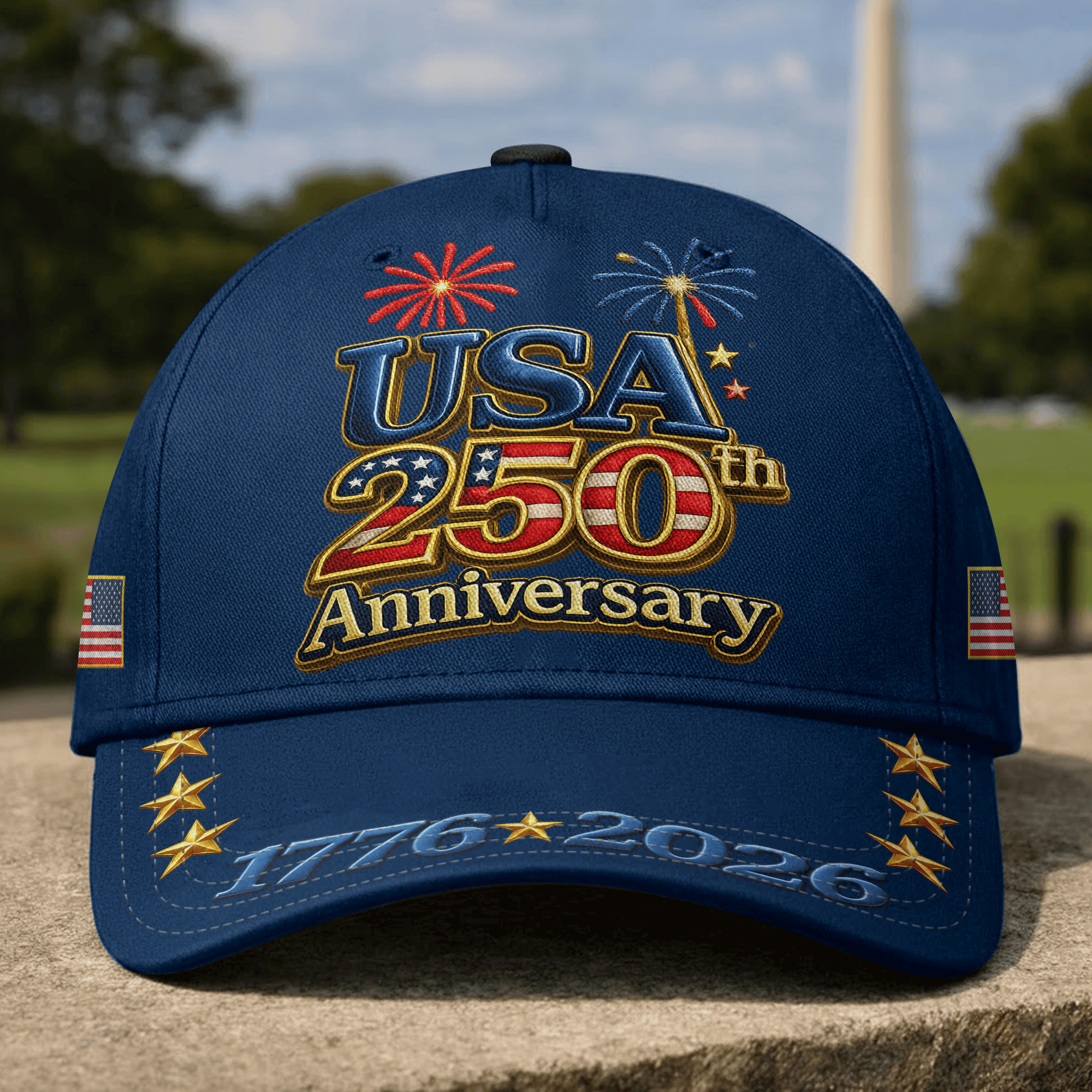 Premium America 250th Anniversary Hat VPVC020191, America 250th Cap, America 250th Birthday, Best Gifts On Independence Day, Veterans Day