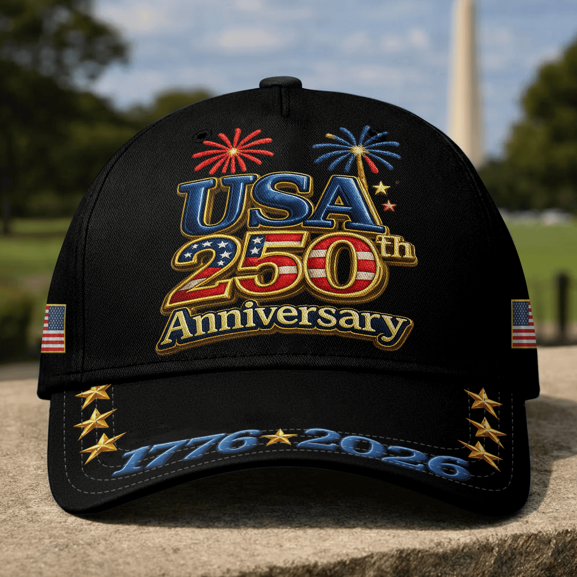 Premium America 250th Anniversary Hat VPVC020193, America 250th Cap, America 250th Birthday, Best Gifts On Independence Day, Veterans Day