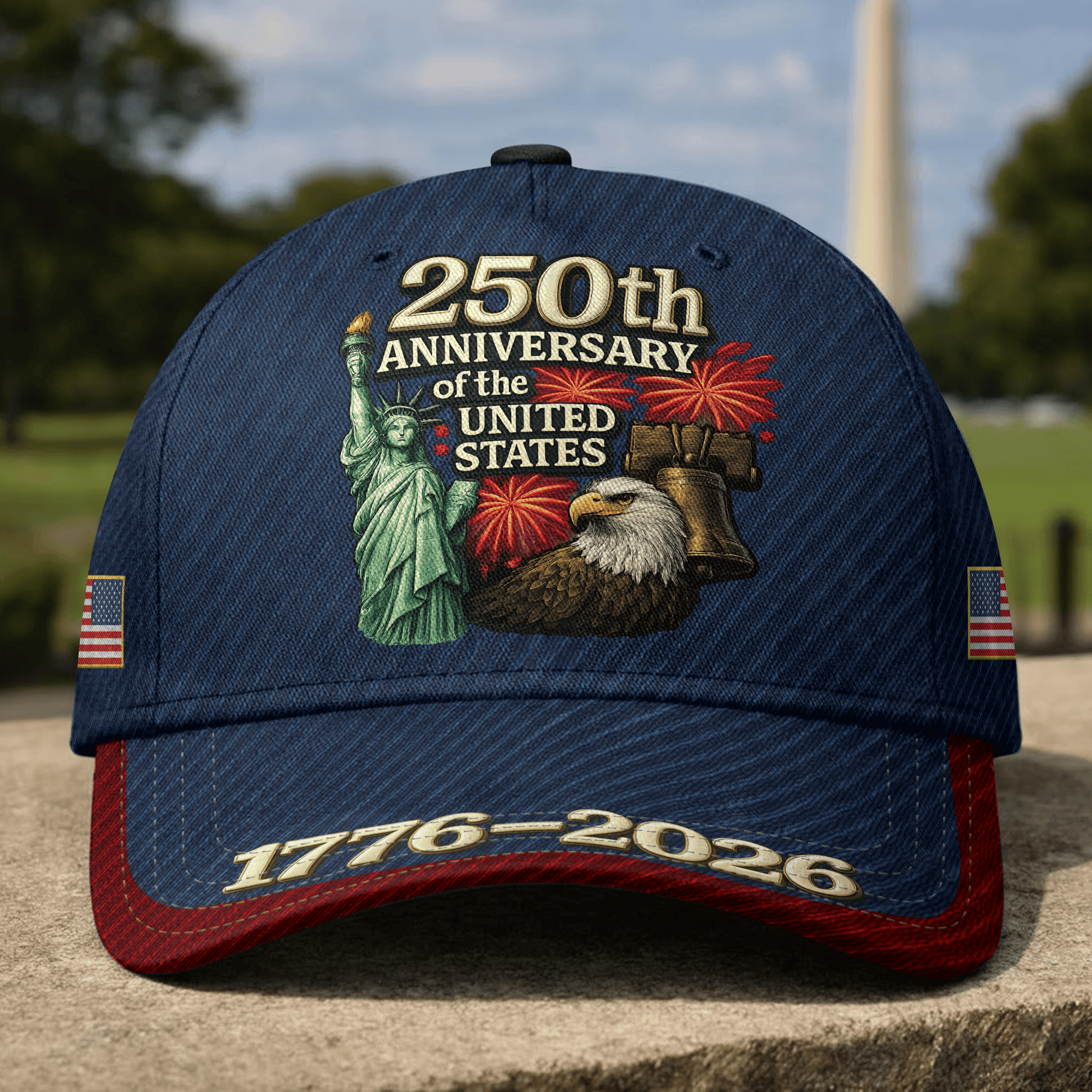 Premium America 250th Anniversary Hat VPVC020194, America 250th Cap, America 250th Birthday, Best Gifts On Independence Day, Veterans Day