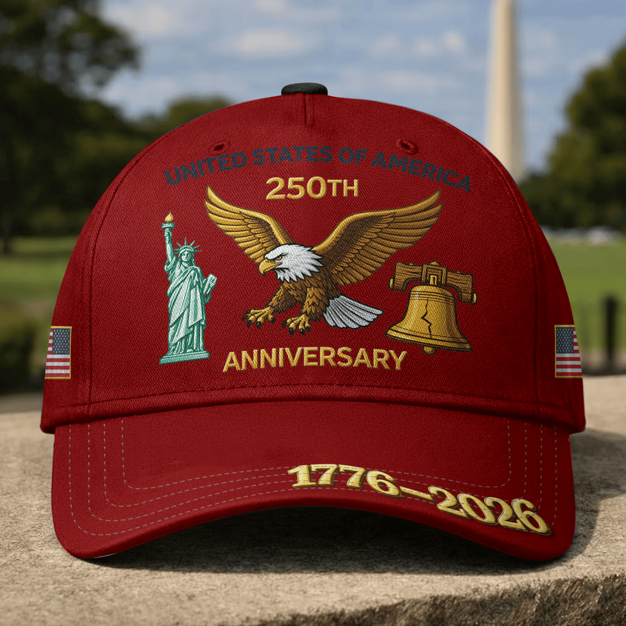 Premium America 250th Anniversary Hat VPVC020197, America 250th Cap, America 250th Birthday, Best Gifts On Independence Day, Veterans Day