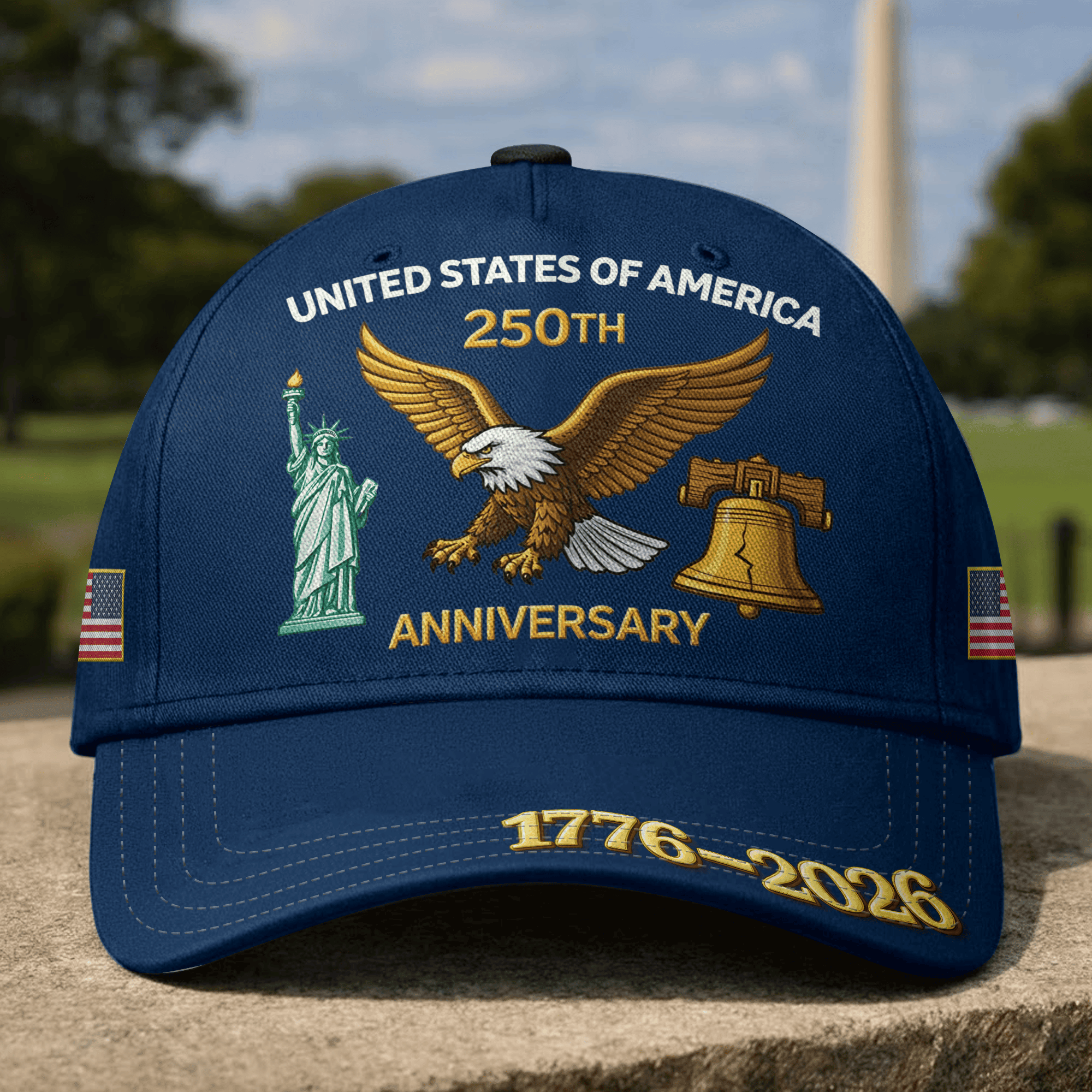 Premium America 250th Anniversary Hat VPVC020198, America 250th Cap, America 250th Birthday, Best Gifts On Independence Day, Veterans Day