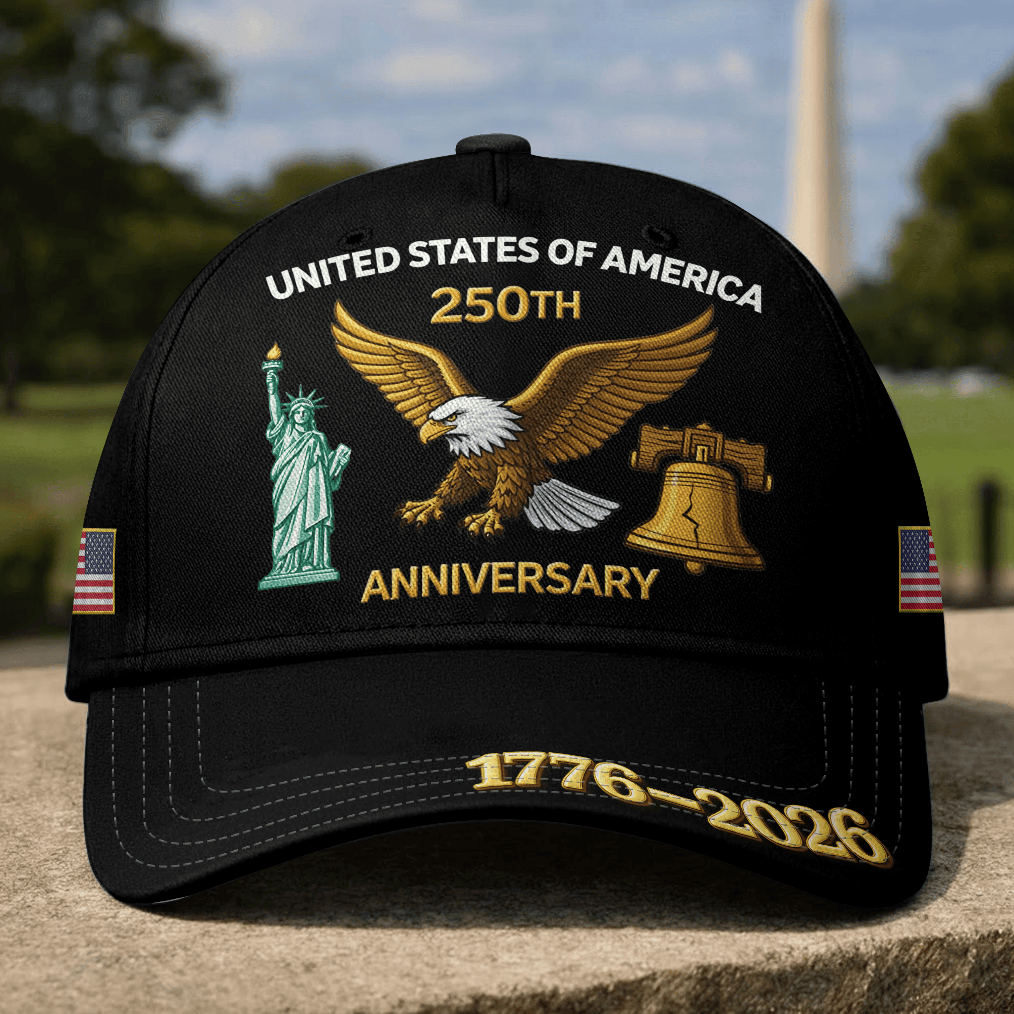 Premium America 250th Anniversary Hat VPVC020203, America 250th Cap, America 250th Birthday, Best Gifts On Independence Day, Veterans Day