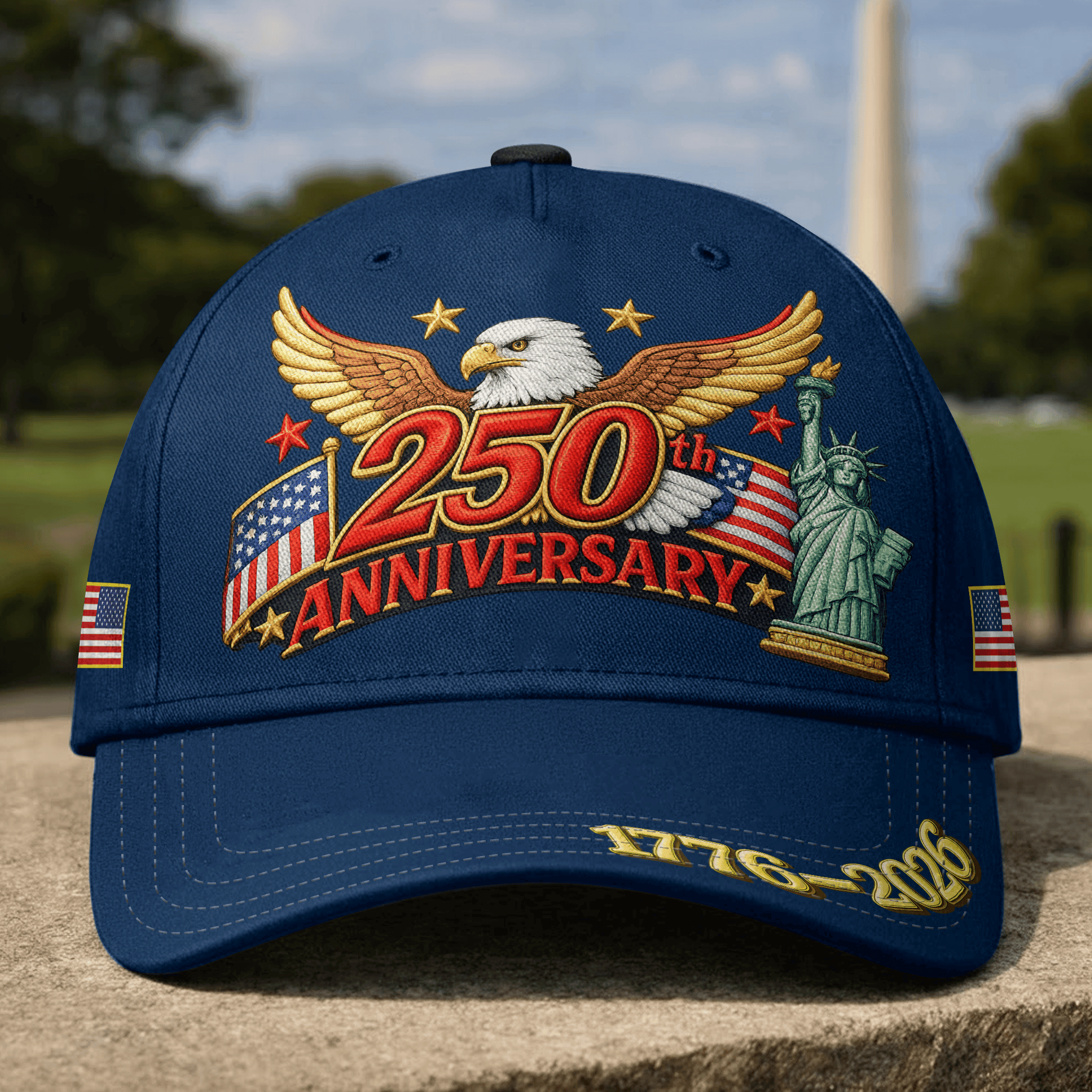 Premium America 250th Anniversary Hat VPVC020206, America 250th Cap, America 250th Birthday, Best Gifts On Independence Day, Veterans Day