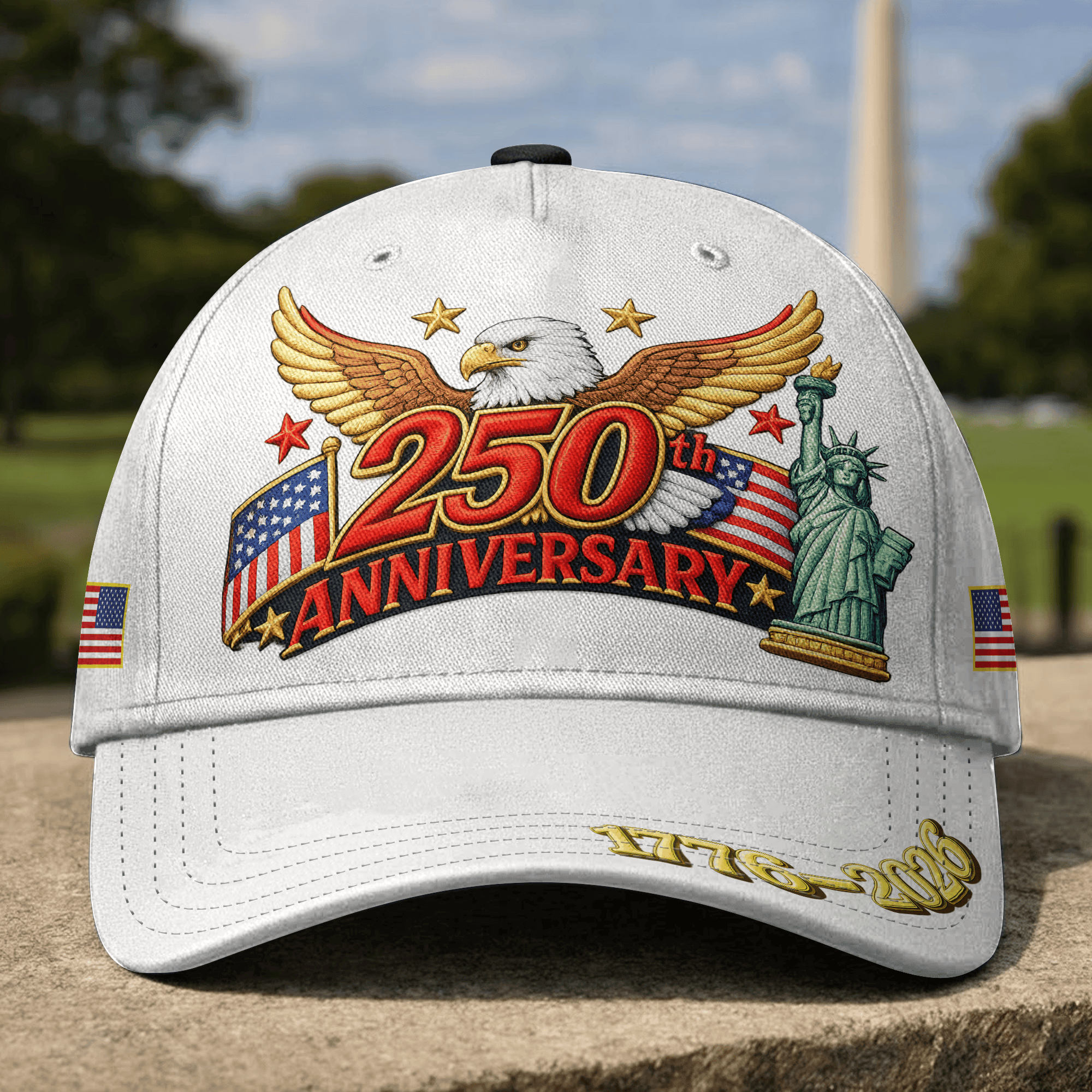 Premium America 250th Anniversary Hat VPVC020207, America 250th Cap, America 250th Birthday, Best Gifts On Independence Day, Veterans Day