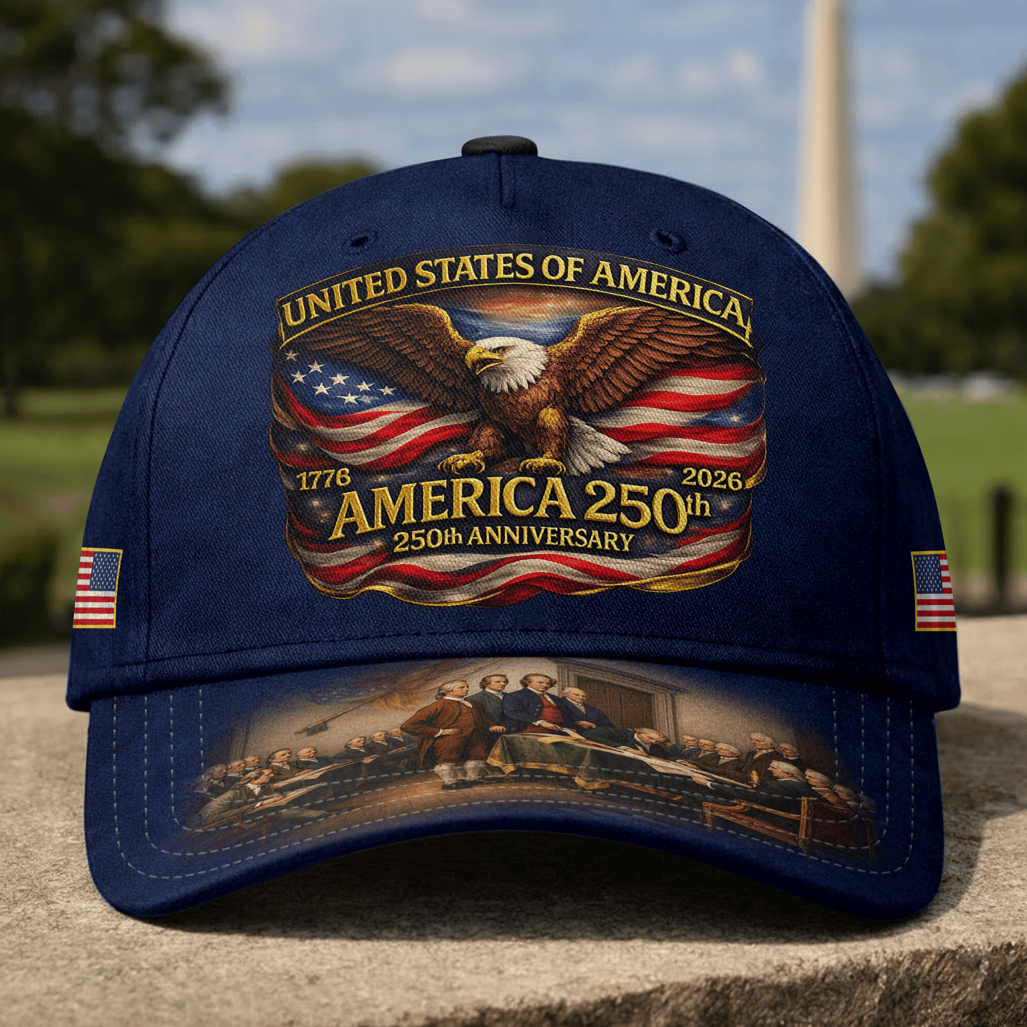 Premium America 250th Anniversary Hat VPVC020217, America 250th Cap, America 250th Birthday, Best Gifts On Independence Day, Veterans Day