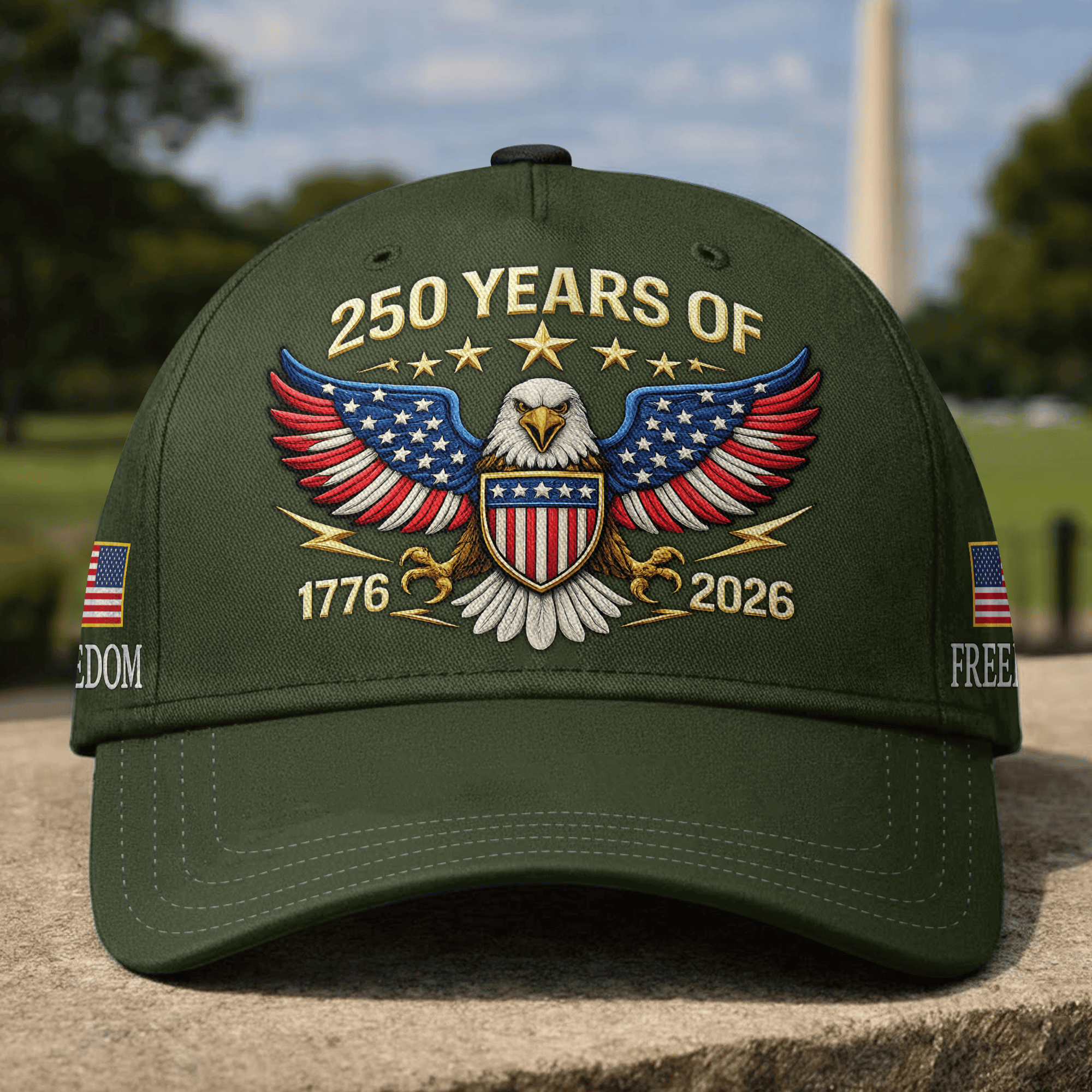Premium America 250th Anniversary Hat VPVC020219, America 250th Cap, America 250th Birthday, Best Gifts On Independence Day, Veterans Day