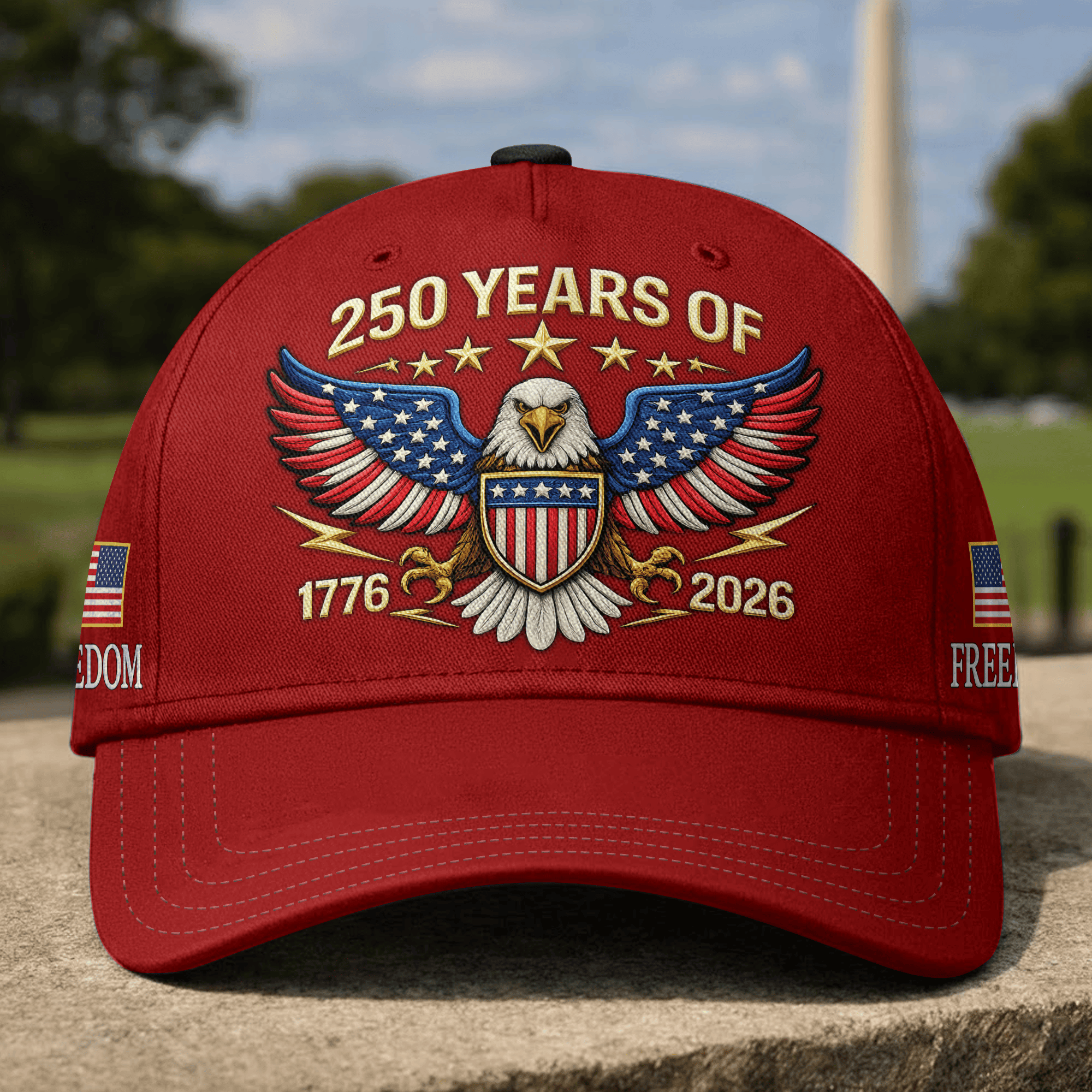 Premium America 250th Anniversary Hat VPVC020221, America 250th Cap, America 250th Birthday, Best Gifts On Independence Day, Veterans Day