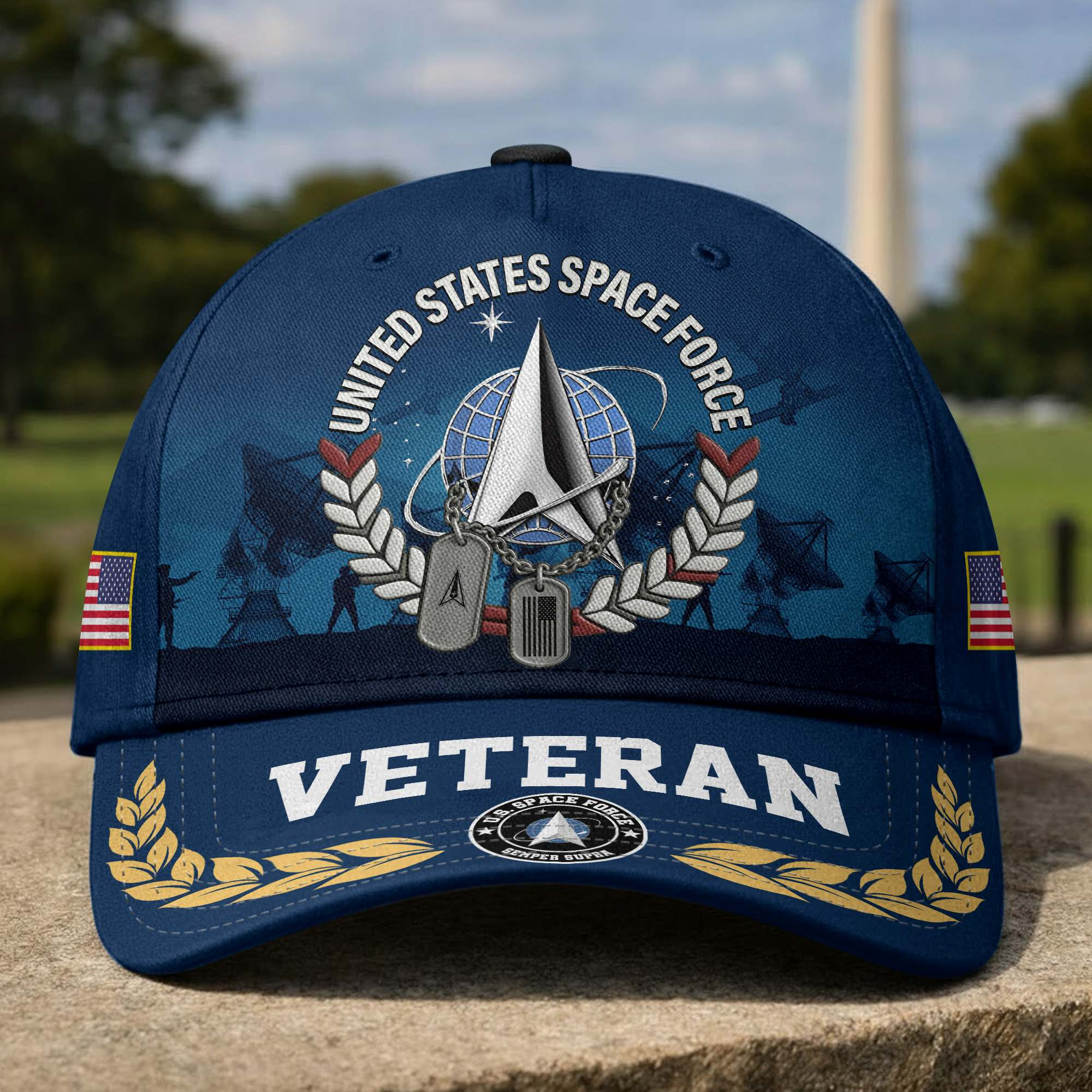 Premium US Veterans Baseball Hats CPHN060115, Gifts for US Veterans, Gifts on Veterans Day