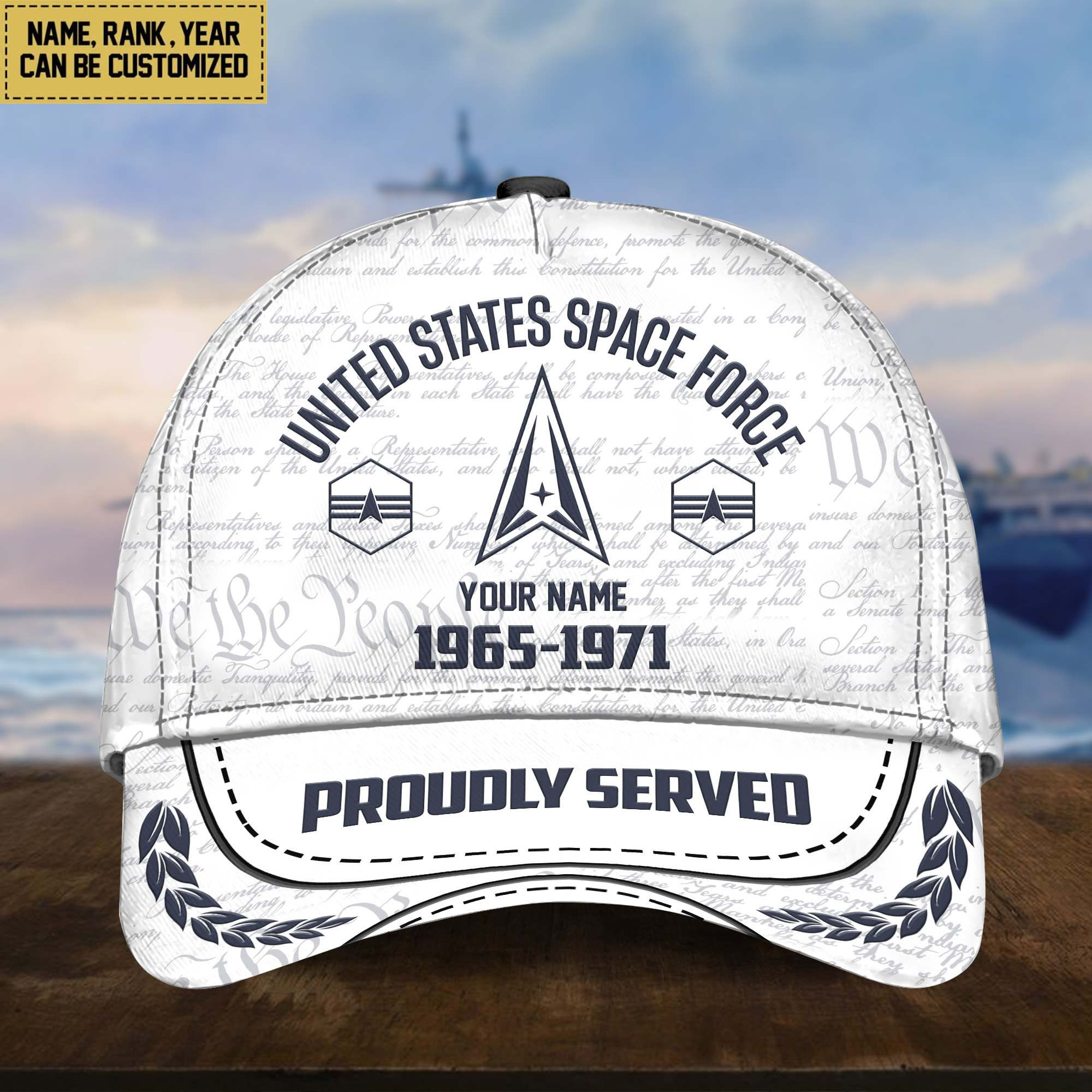 Premium Custom US Veterans Cap BPVC240210
