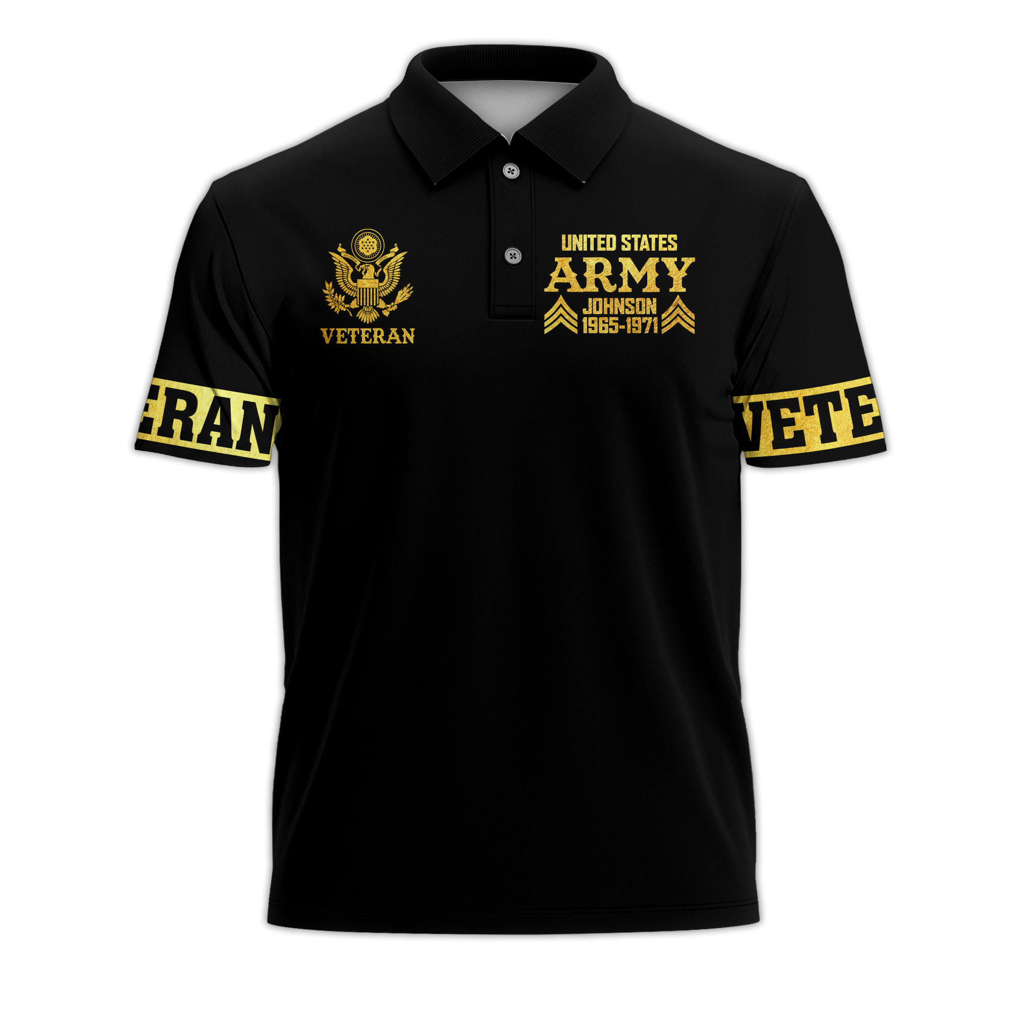 Premium US Army Custom Polo Shirt VPVC218401, Gifts For Army Veteran, Best Gifts On Father’s Day, Independence Day, Veterans Day