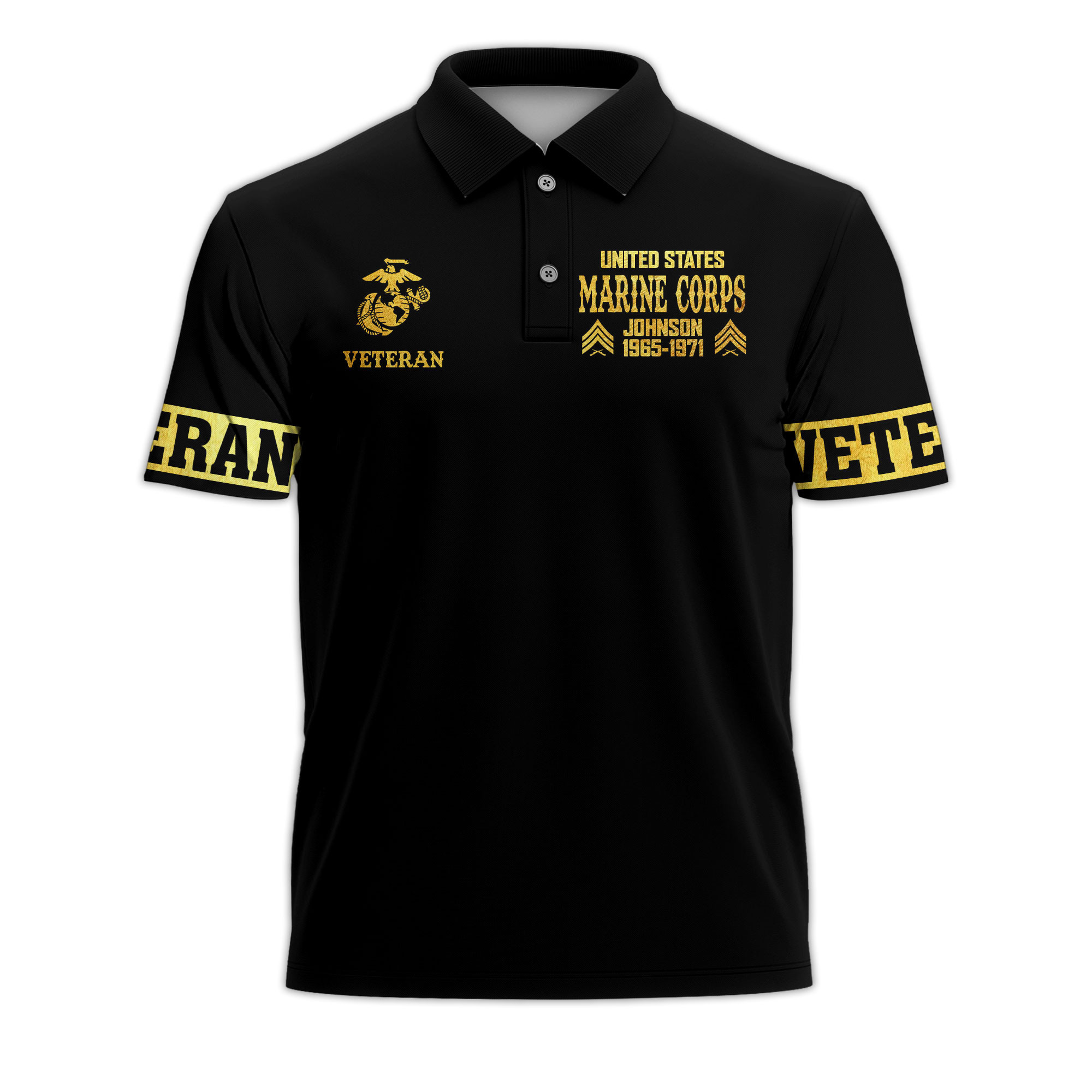 Premium USMC Custom Polo Shirt VPVC218403, Gifts For Marine Veteran, Best Gifts On Father’s Day, Independence Day, Veterans Day