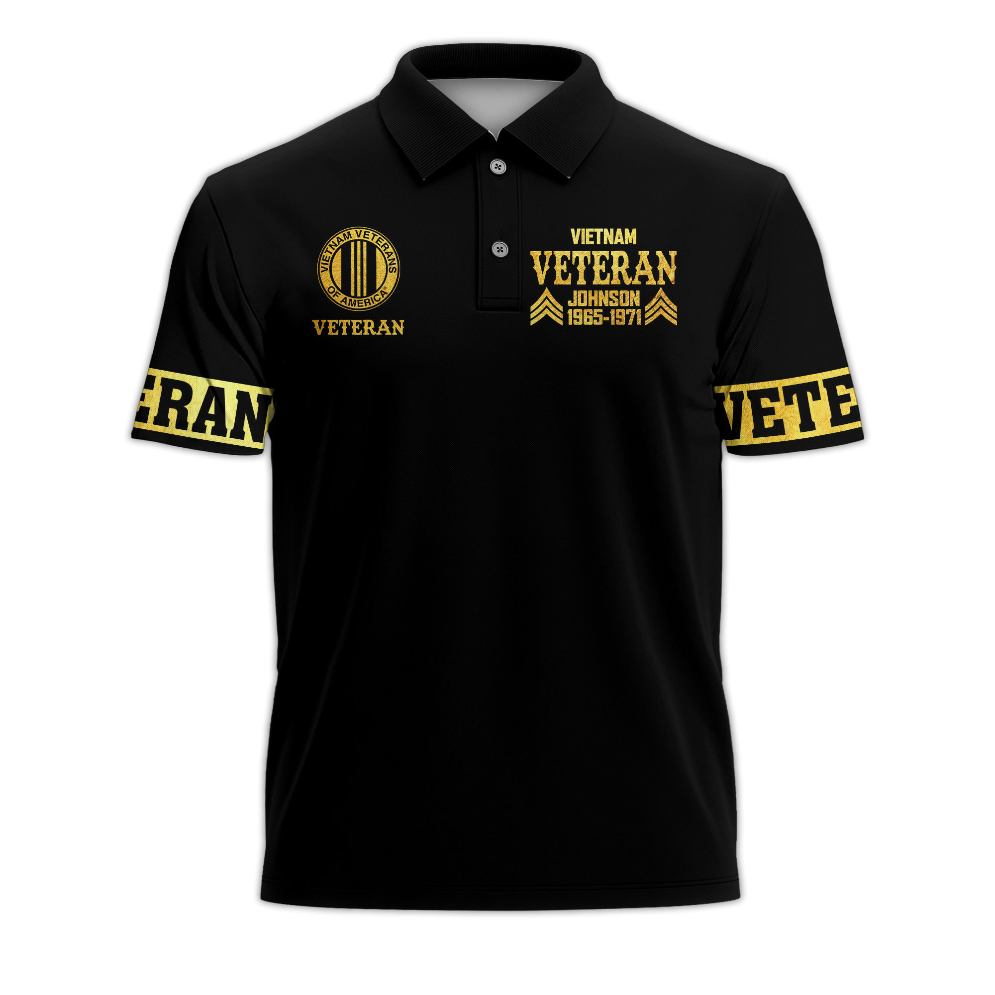 Premium Vietnam Veteran Custom Polo Shirt VPVC218406, Gifts For Vietnam Veteran, Best Gifts On Father’s Day, Independence Day, Veterans Day