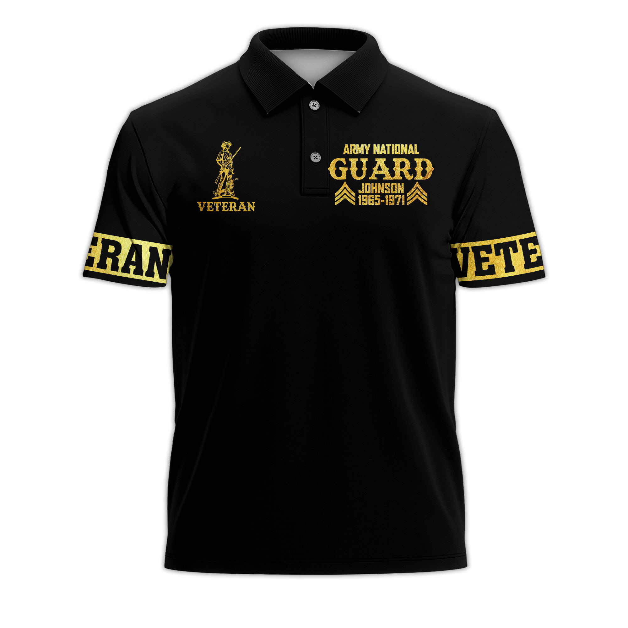 Premium Army National Guard Custom Polo Shirt VPVC218408, Gifts For Army National Guard Veteran, Best Gifts On Father’s Day, Independence Day, Veterans Day