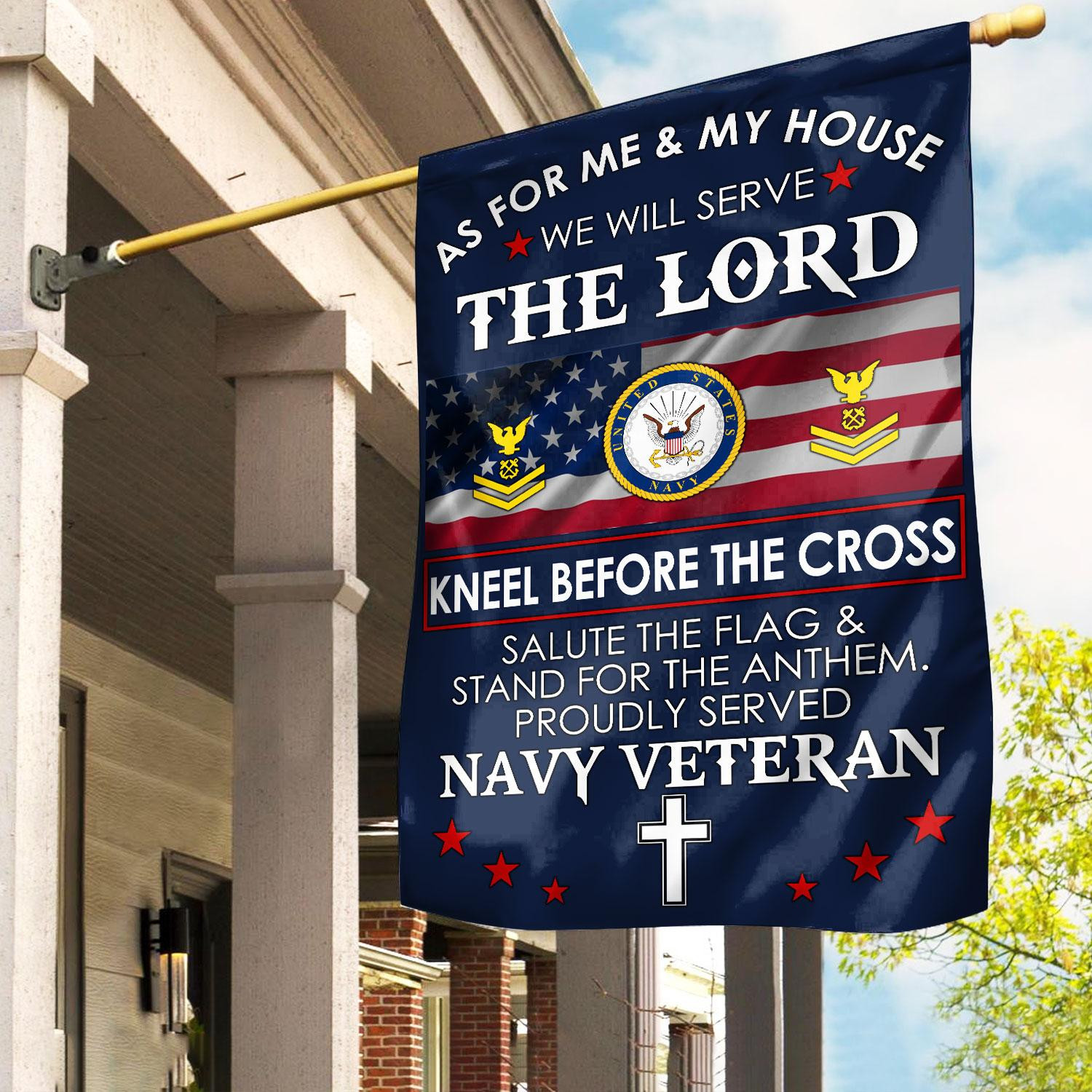 Premium Custom US Navy Flag VPVC110002, Gift For Navy Veteran, American Flag, Patriotic Flag, Garden Flag, House Flag, Best Gifts On Father’s Day, Independence Day, Veterans Day