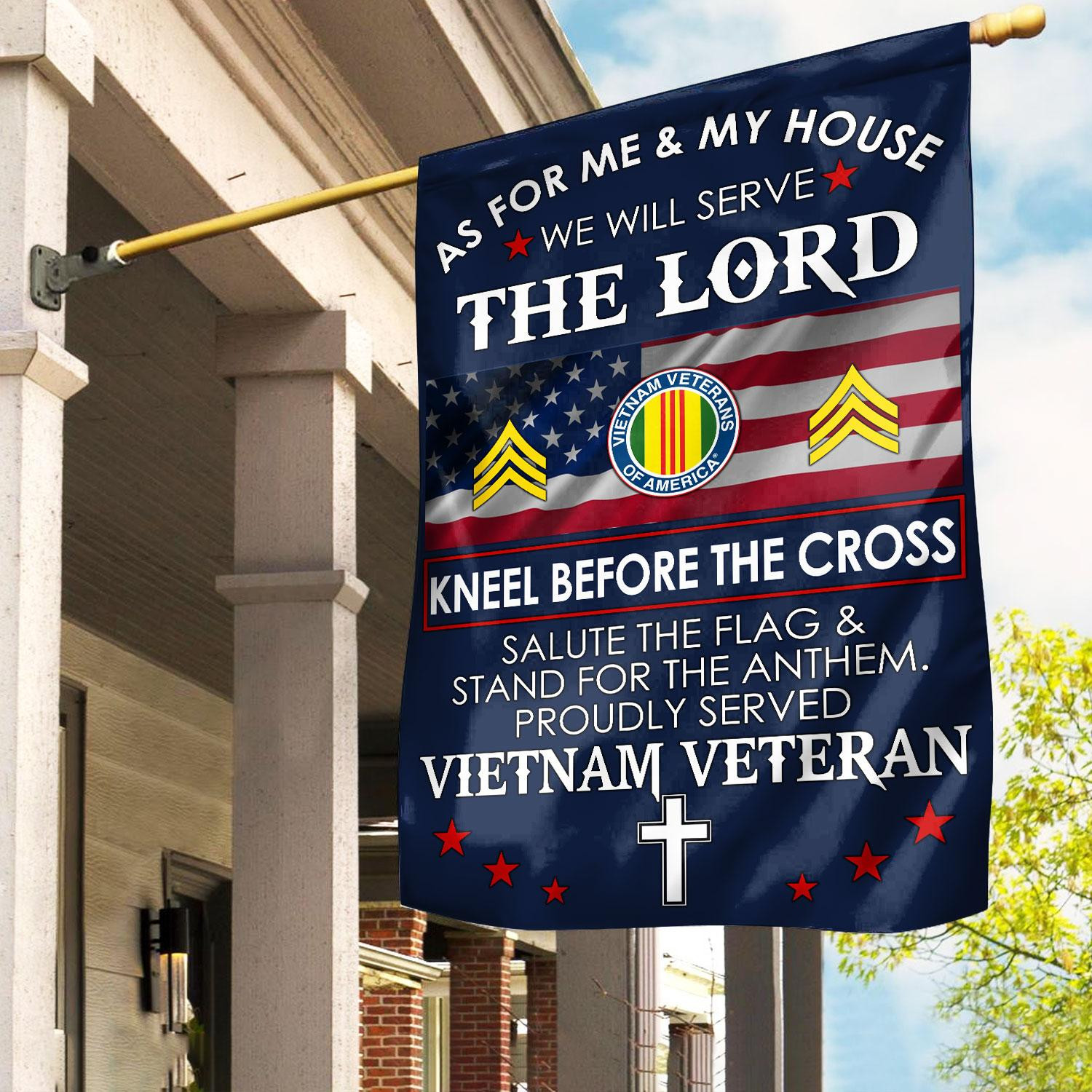 Premium Custom Vietnam Veteran Flag VPVC110006, Gifts For Vietnam Veteran, American Flag, Patriotic Flag, Garden Flag, House Flag, Best Gifts On Father’s Day, Independence Day, Veterans Day