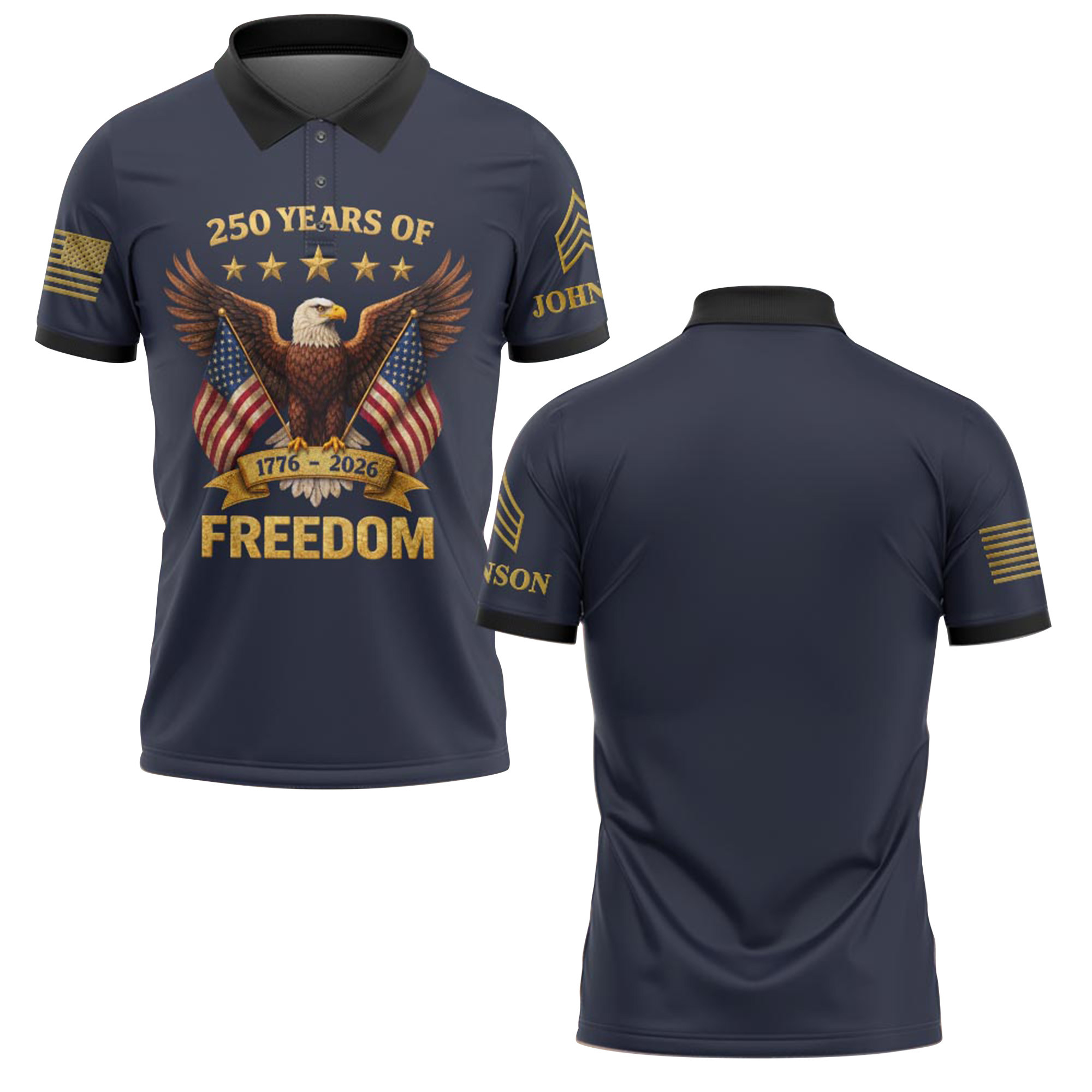 Premium US Army Polo Shirt VPVC218923, Custom Name, Rank, Gifts For Army Veteran, Best Gifts On Father’s Day, Independence Day, Veterans Day