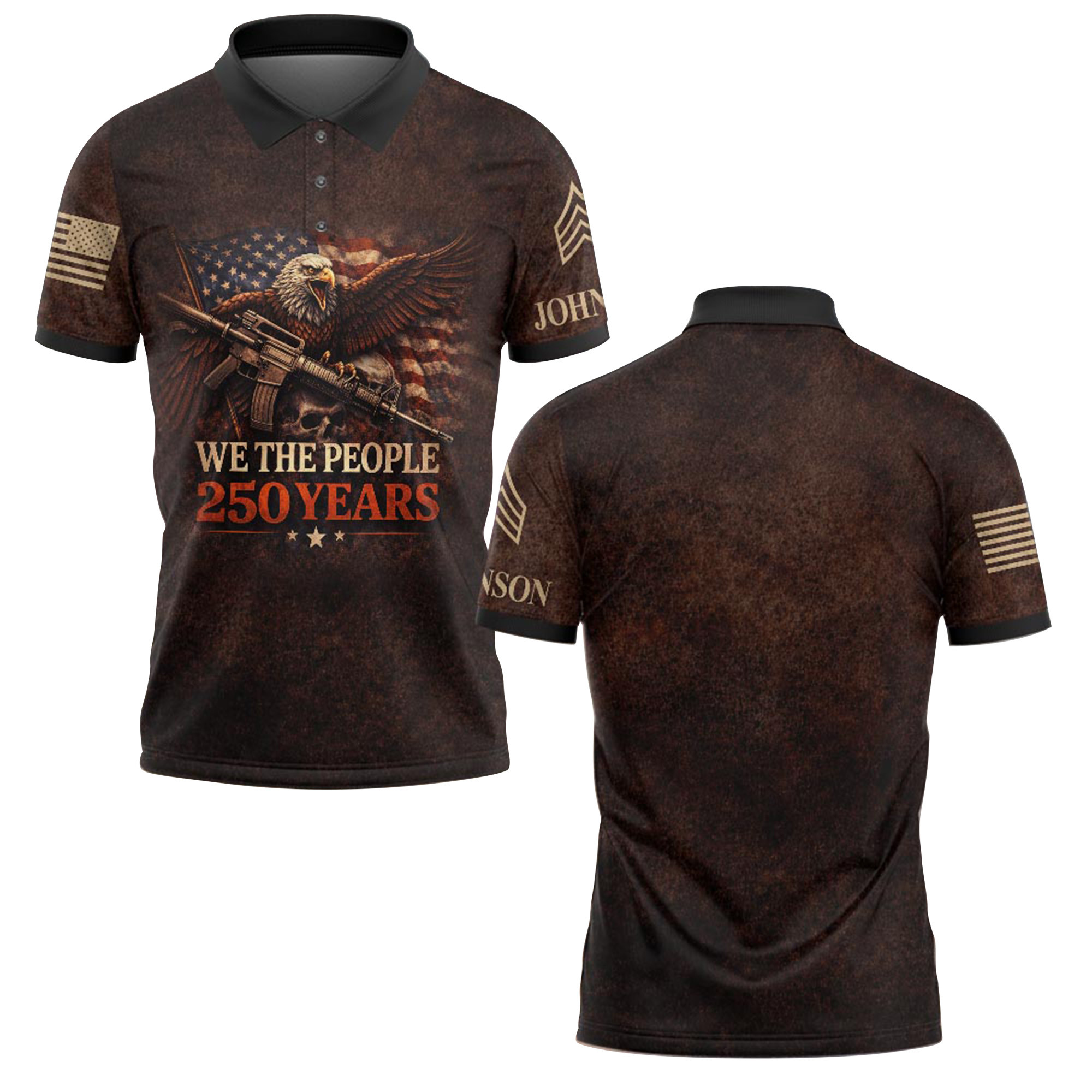 Premium US Army Polo Shirt VPVC218927, Custom Name, Rank, Gifts For Army Veteran, Best Gifts On Father’s Day, Independence Day, Veterans Day