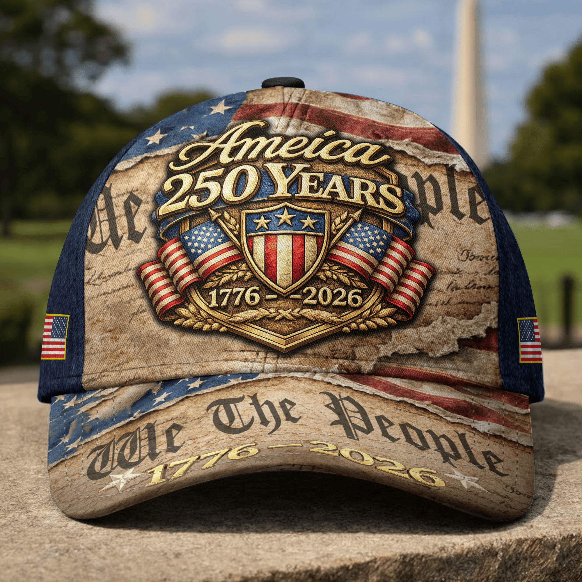Premium America 250th Anniversary Hat VPVC020232, America 250th Cap, America 250th Birthday, Best Gifts On Independence Day, Veterans Day