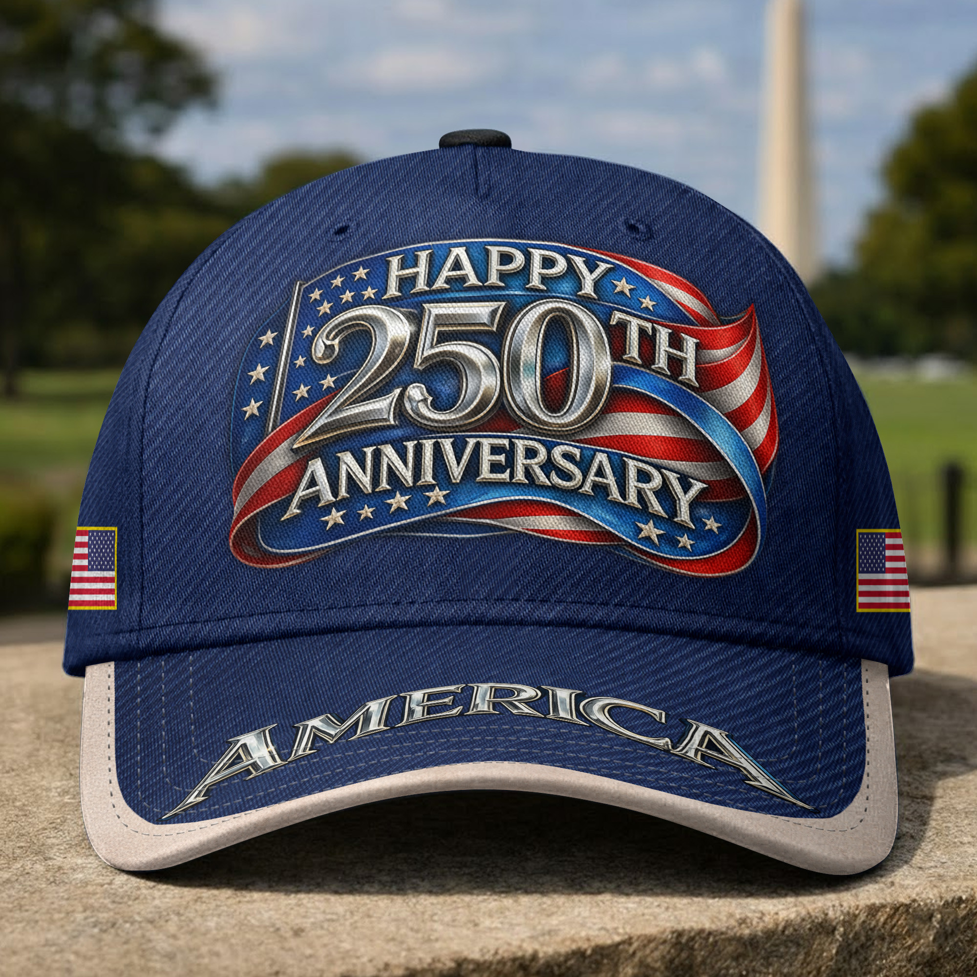 Premium America 250th Anniversary Hat VPVC020250, America 250th Cap, America 250th Birthday, Best Gifts On Independence Day, Veterans Day
