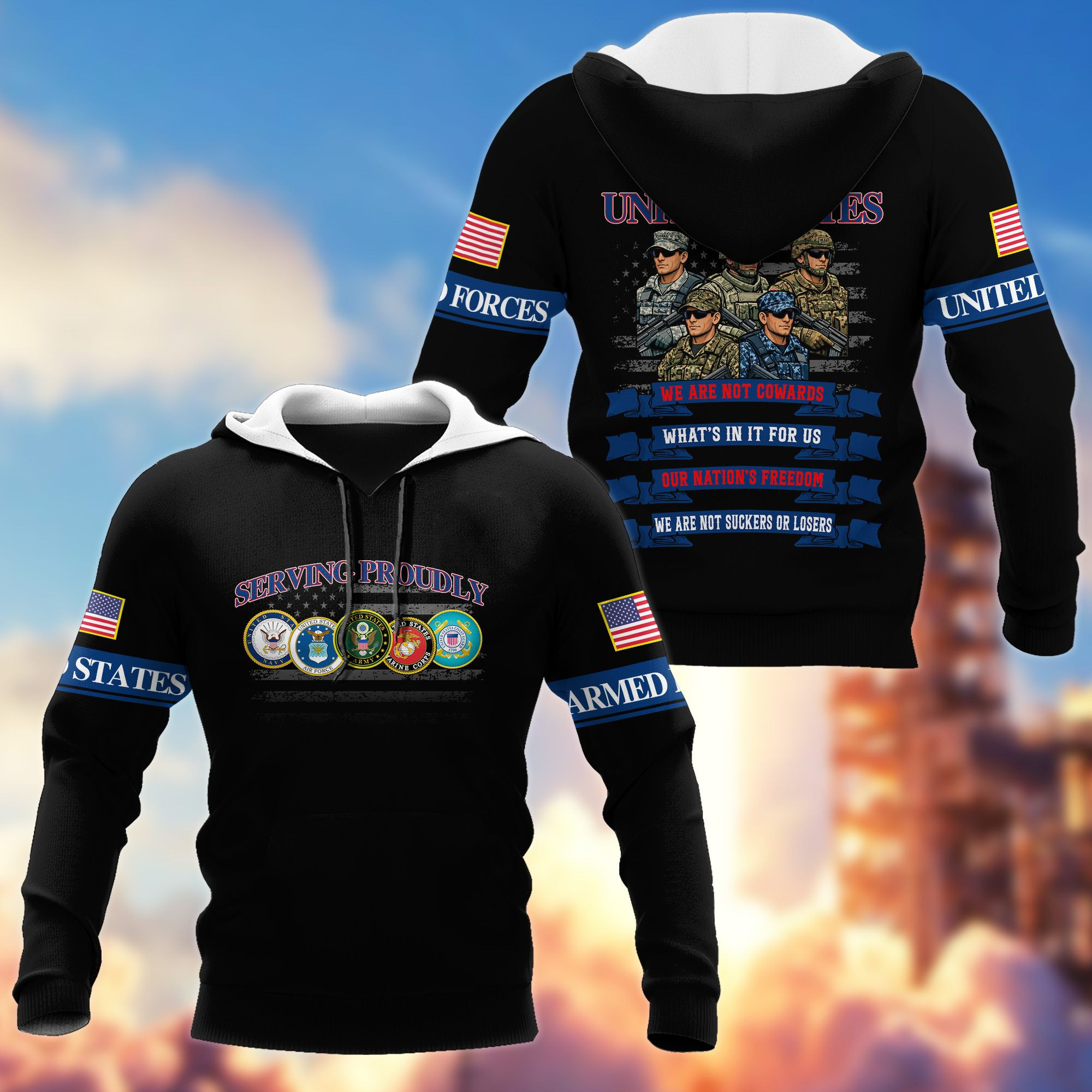 Premium United States Hoodie CPVC030311