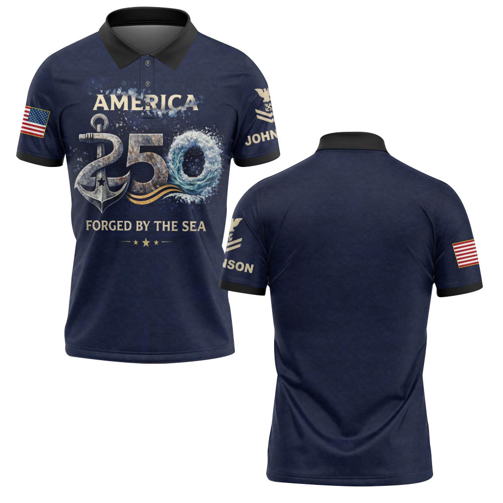Premium US Navy Custom Polo Shirt VPVC218946, Gifts For Navy Veteran, Best Gifts For Father’s Day, Independence Day, Veterans Day