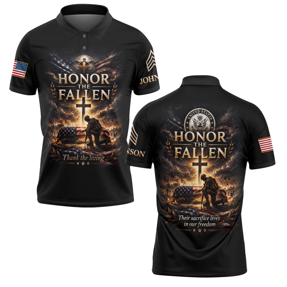 Premium US Veteran Custom Polo Shirt VPVC219016, Gifts For US Veteran, Best Gifts For Memorial Day, Independence Day, Veterans Day