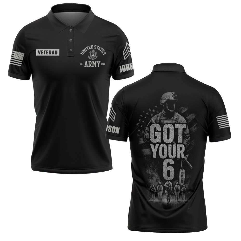 Premium America 250th Anniversary Custom Polo Shirt VPVC219034, Gifts For Army Veteran, Gifts For Father’s Day, Independence Day, Veterans Day