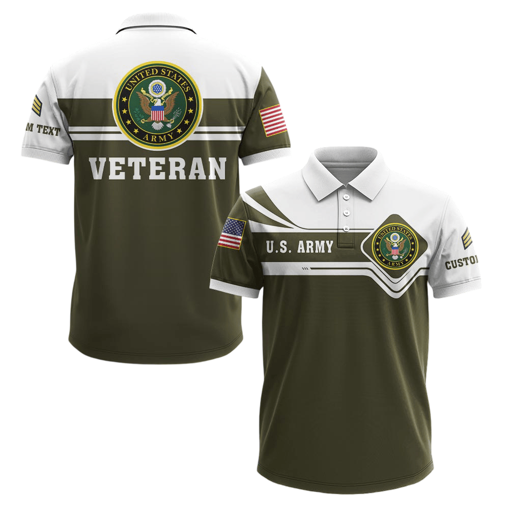 Premium America 250th Anniversary Custom Polo Shirt VPVC219037, Gifts For Army Veteran, Gifts For Father’s Day, Independence Day, Veterans Day