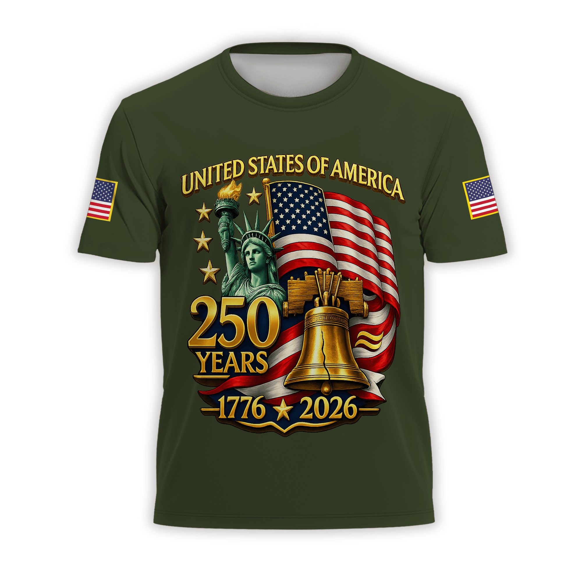 Premium America 250th Anniversary T-Shirt VPVC930667, America 250th T-Shirt, America 250th Birthday, Gifts For US Veteran, Gifts For Independence Day, Veterans Day