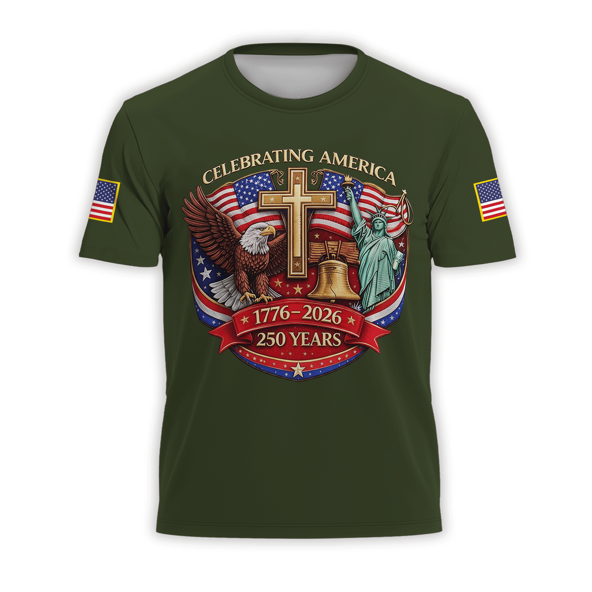 Premium America 250th Anniversary T-Shirt VPVC930682, America 250th T-Shirt, America 250th Birthday, Gifts For US Veteran, Gifts For Independence Day, Veterans Day
