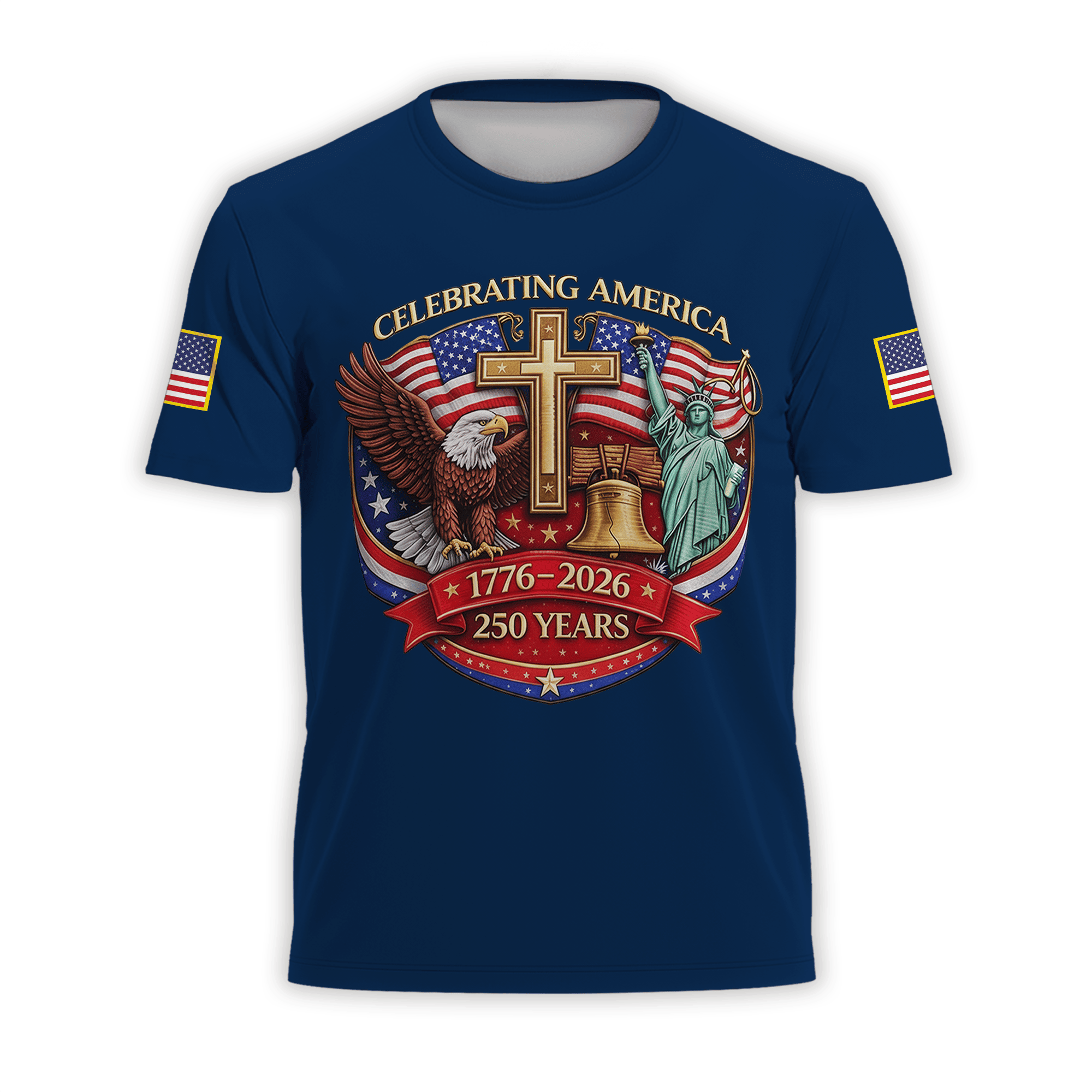 Premium America 250th Anniversary T-Shirt VPVC930684, America 250th T-Shirt, America 250th Birthday, Gifts For US Veteran, Gifts For Independence Day, Veterans Day