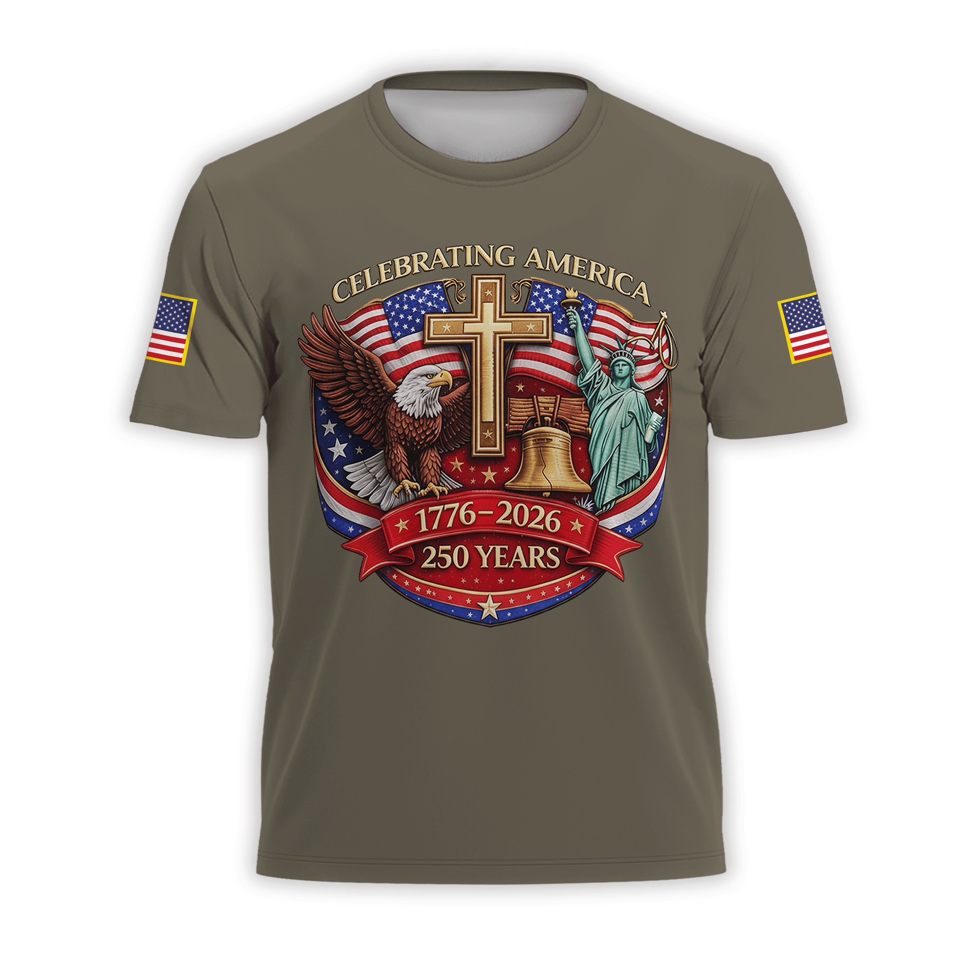 Premium America 250th Anniversary T-Shirt VPVC930685, America 250th T-Shirt, America 250th Birthday, Gifts For US Veteran, Gifts For Independence Day, Veterans Day