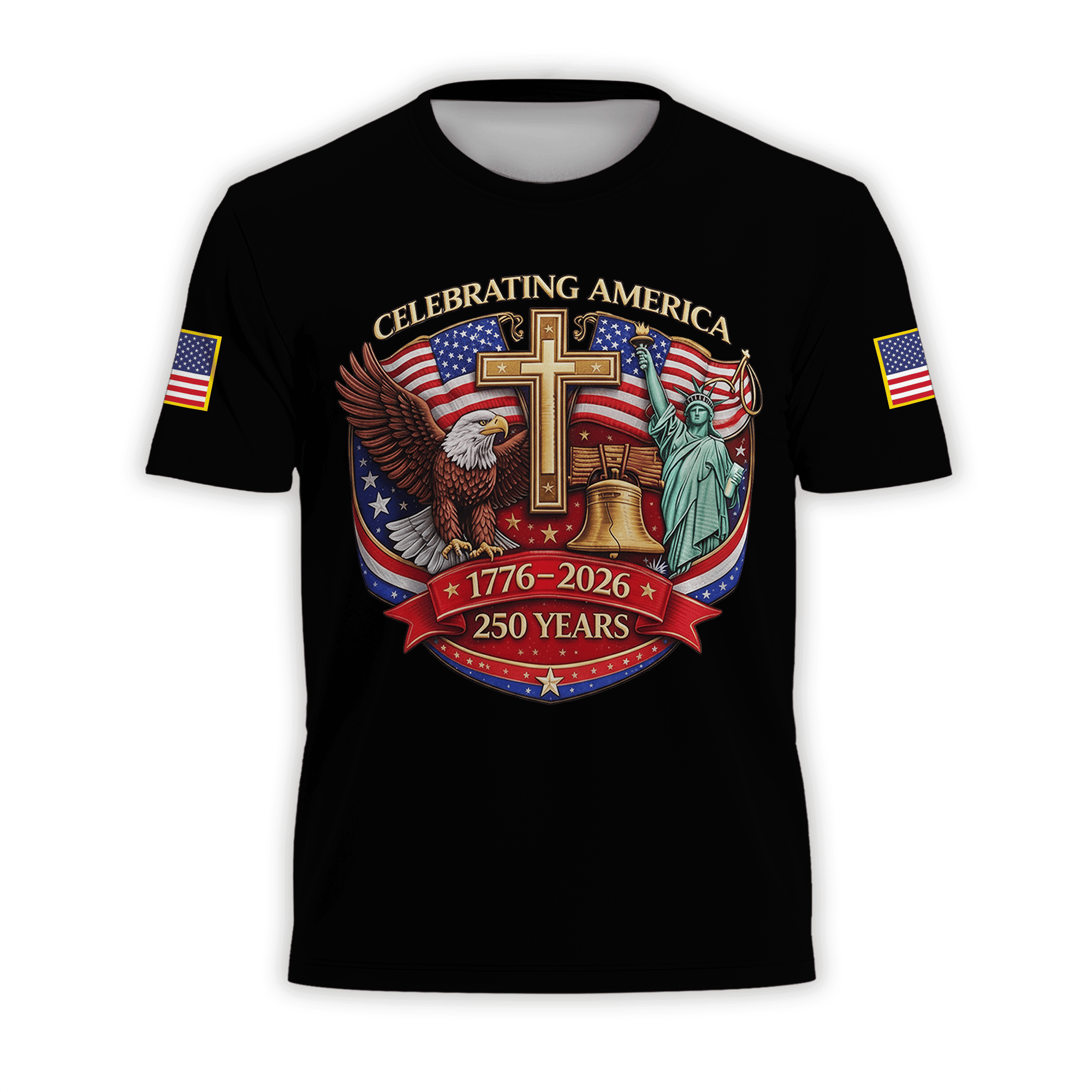 Premium America 250th Anniversary T-Shirt VPVC930686, America 250th T-Shirt, America 250th Birthday, Gifts For US Veteran, Gifts For Independence Day, Veterans Day