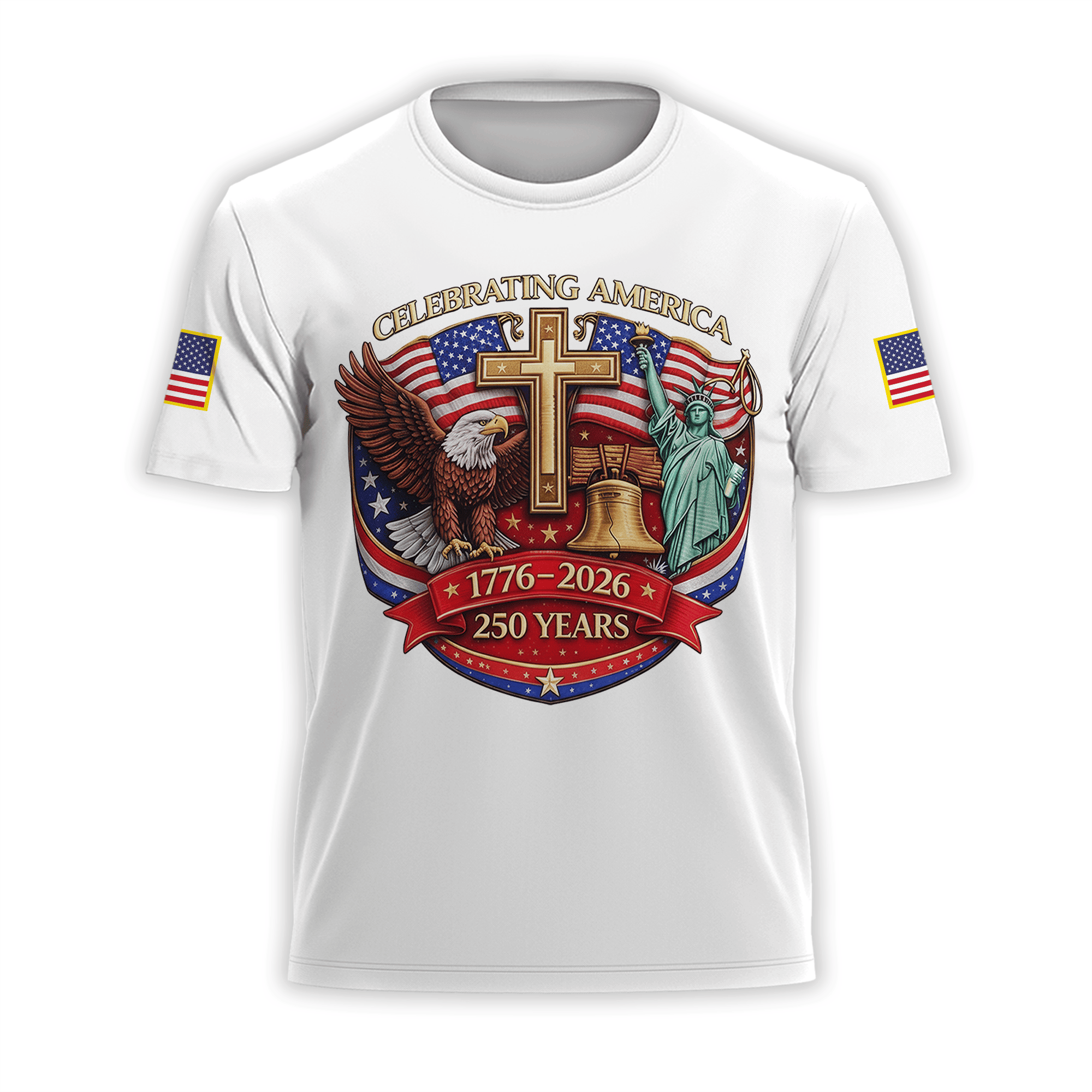 Premium America 250th Anniversary T-Shirt VPVC930687, America 250th T-Shirt, America 250th Birthday, Gifts For US Veteran, Gifts For Independence Day, Veterans Day