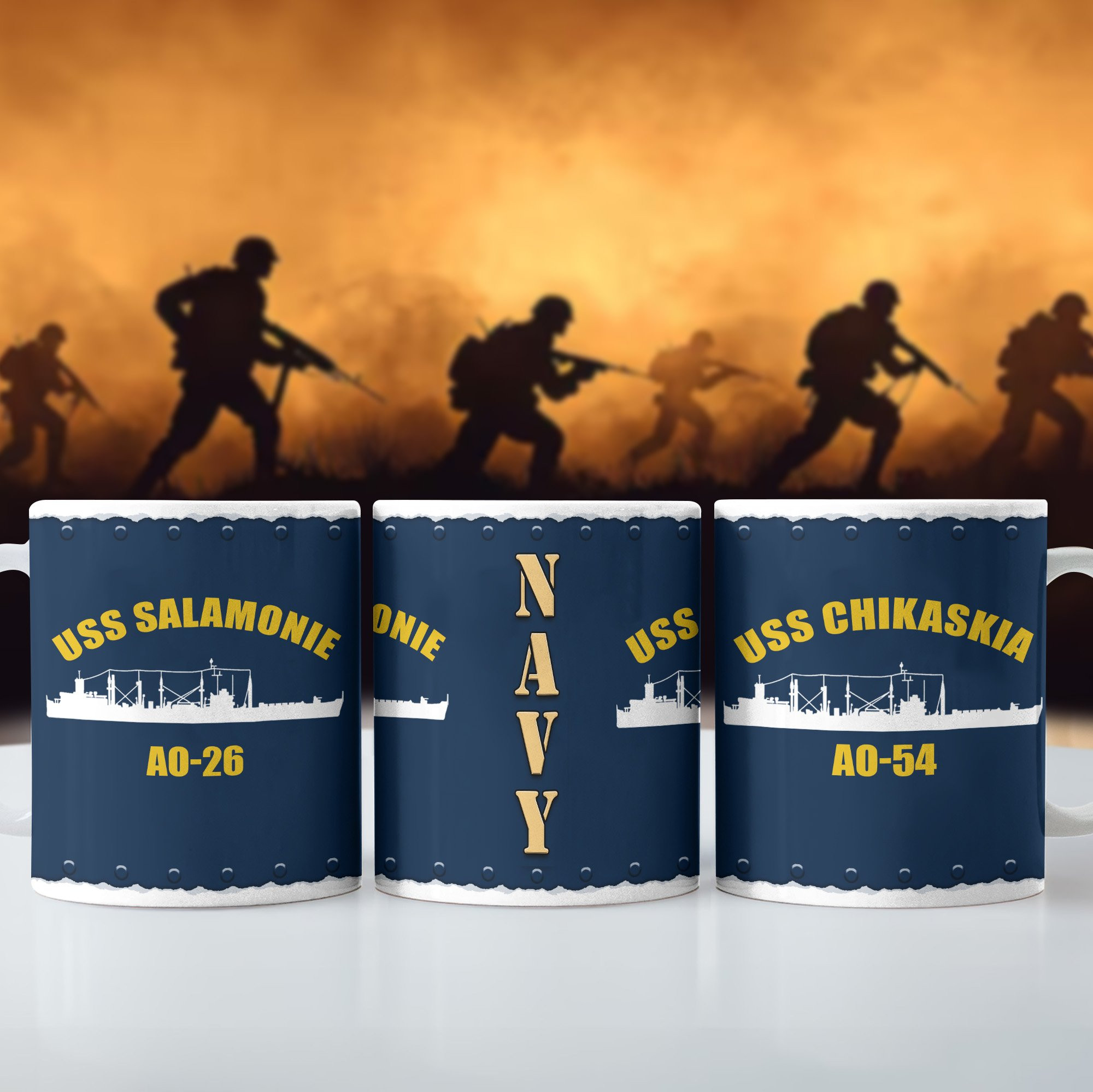 Premium Custom US Navy Veteran Mug CPVC240310