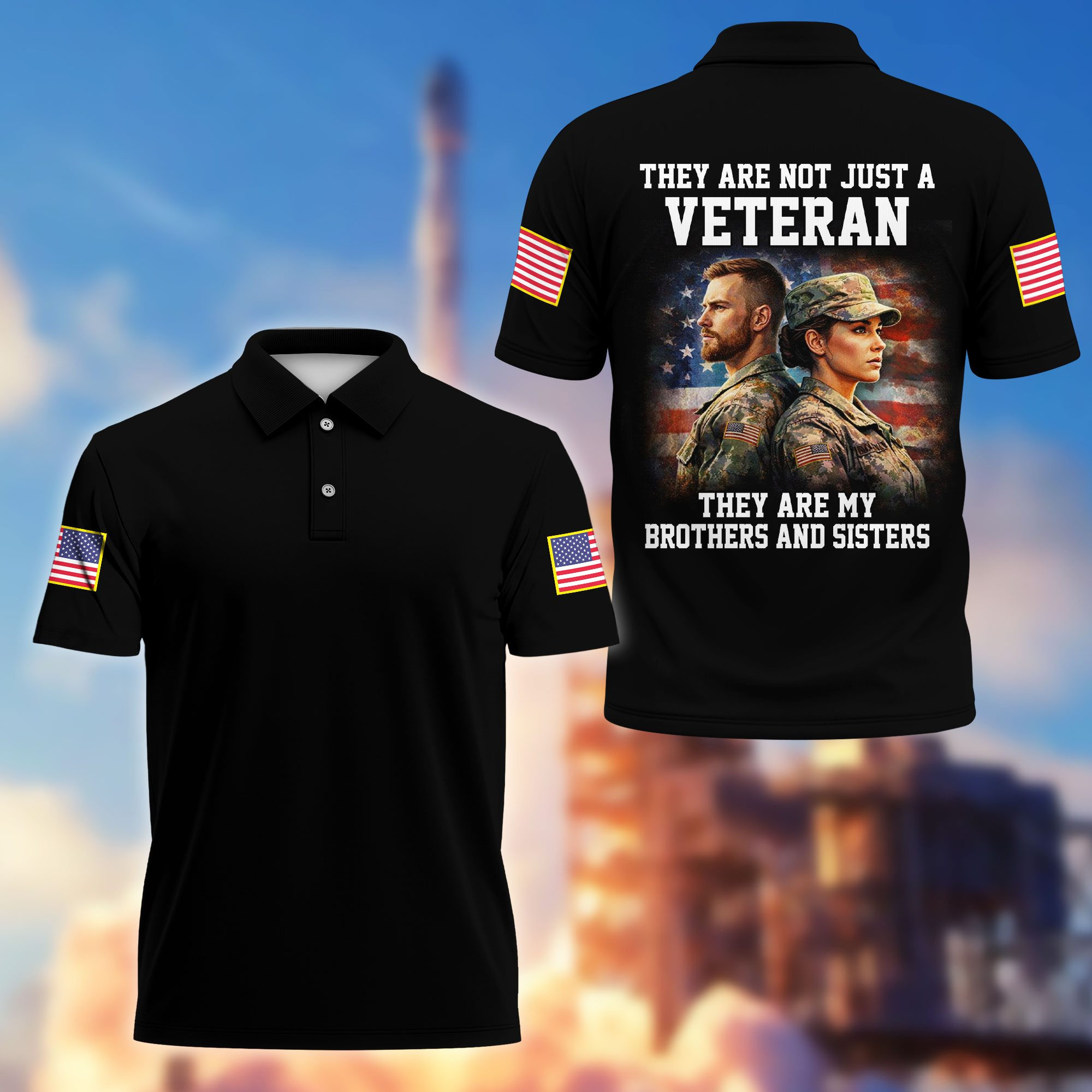 Premium US Veteran Polo Shirt CPVC240321