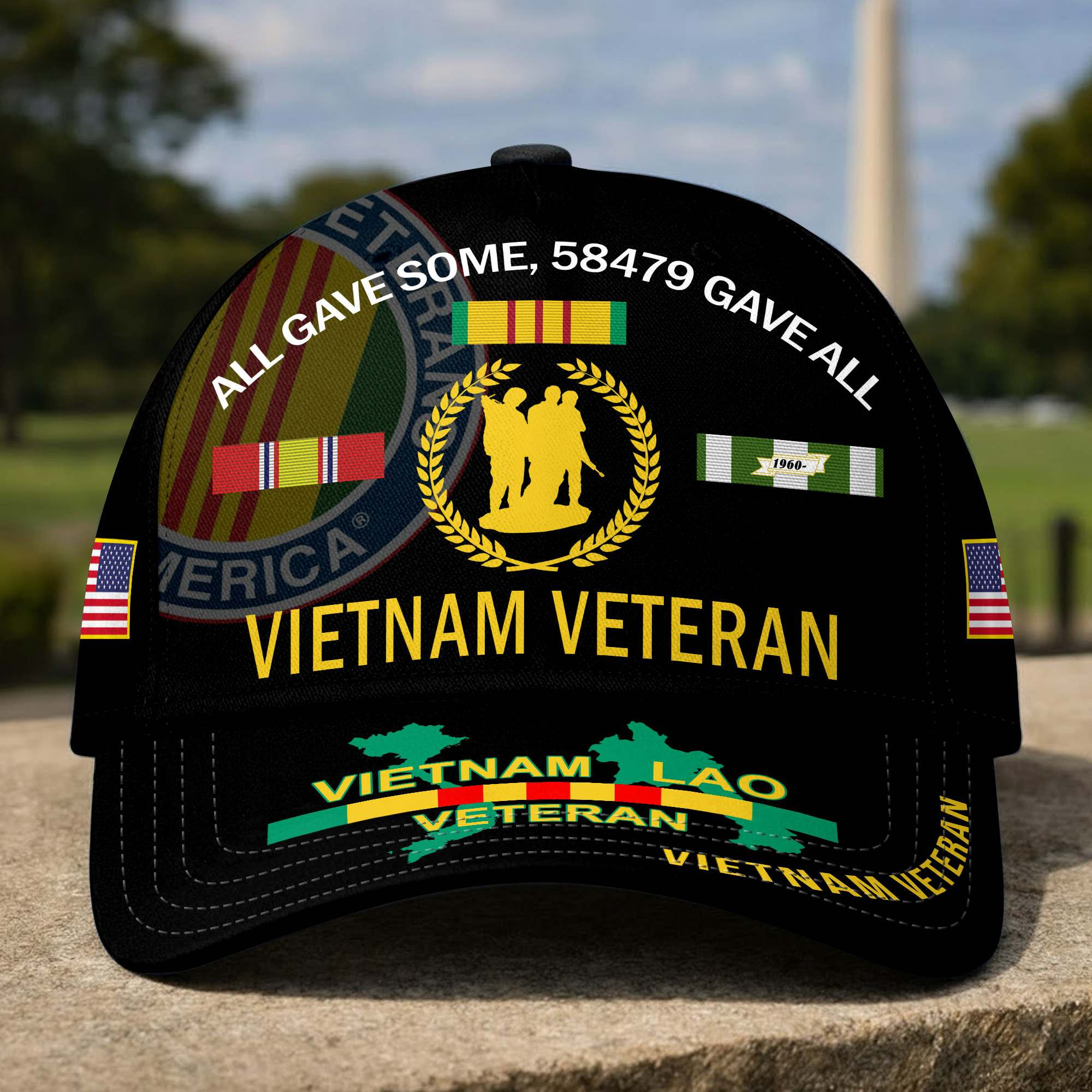 Premium Vietnam, Laos War Veteran Cap CPVC040512