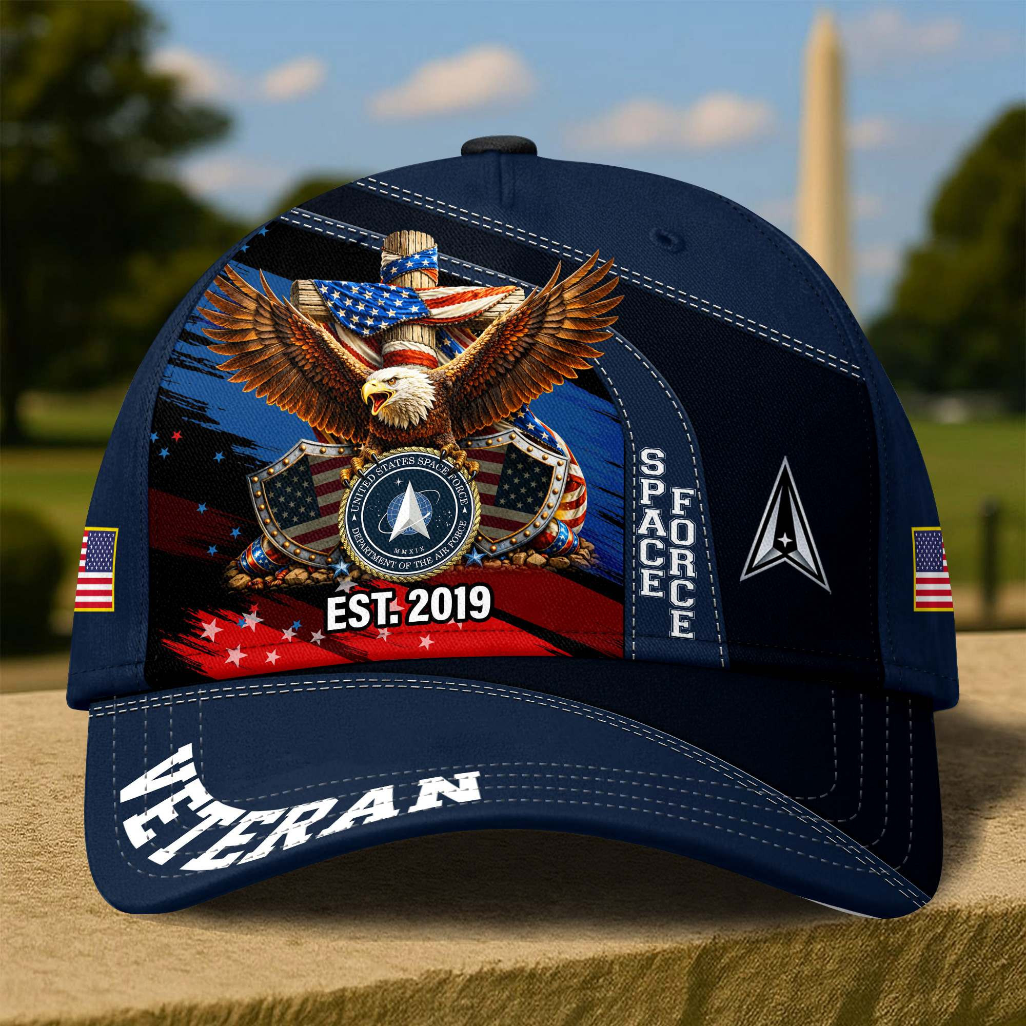 Premium US Veterans Baseball Hats ATTN070521, Gifts for US Veterans, Gifts on Veterans Day, Father’s Day