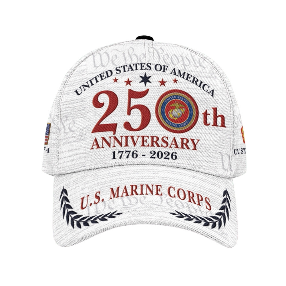 Premium Custom USMC Veteran Hat VPVC020390, Cap For Marine Veterans, Gifts For Veterans Day, Father’s Day